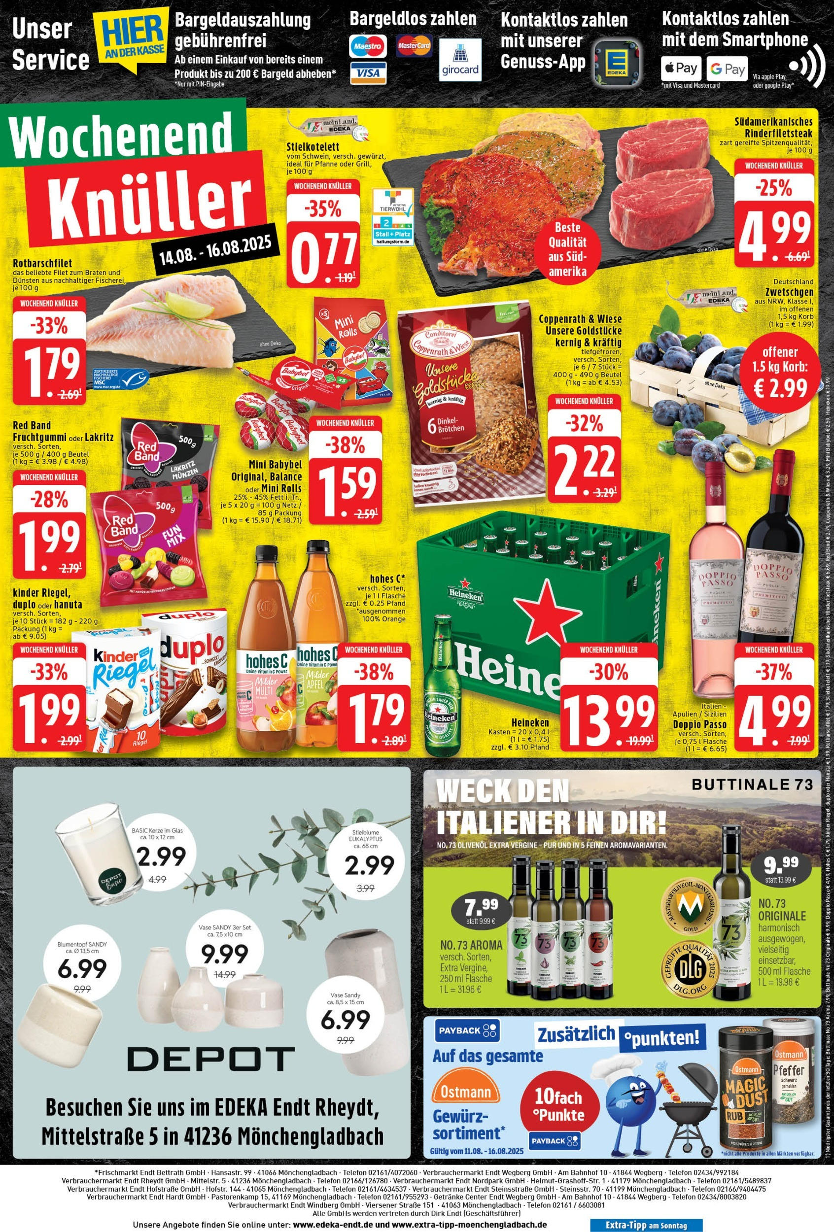 Edeka prospekt Mönchengladbach	 (ab 11.08.2025) » Angebote Online | Seite: 8 | Produkte: Äpfel, Apple, Hohes c, Babybel