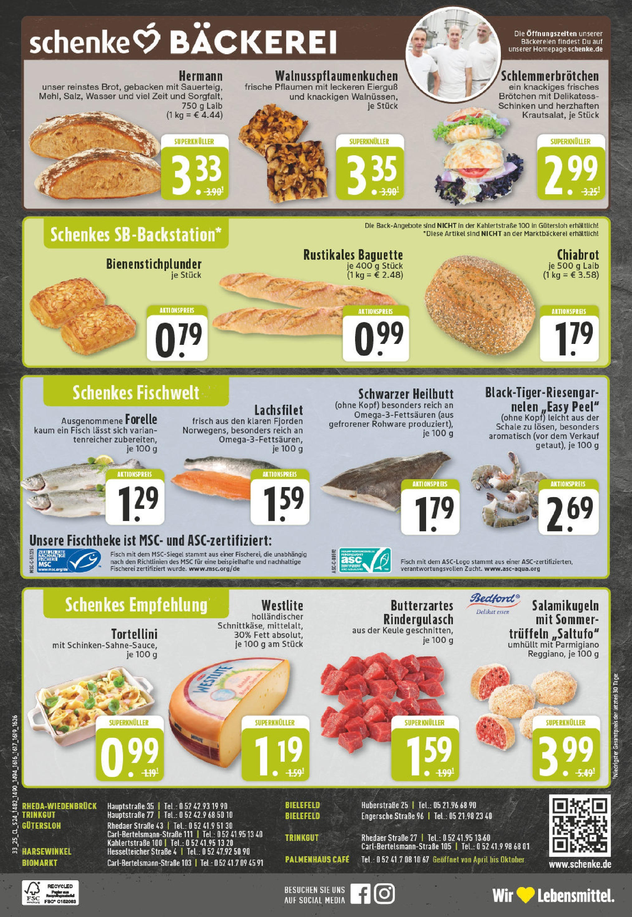Edeka prospekt Harsewinkel (ab 11.08.2025) » Angebote Online | Seite: 24 | Produkte: Pflaumen, Baguette, Fisch, Wasser Edeka prospekt Harsewinkel (ab 11.08.2025) » Angebote Online | Seite: 24 | Produkte: Pflaumen, Baguette, Fisch, Wasser