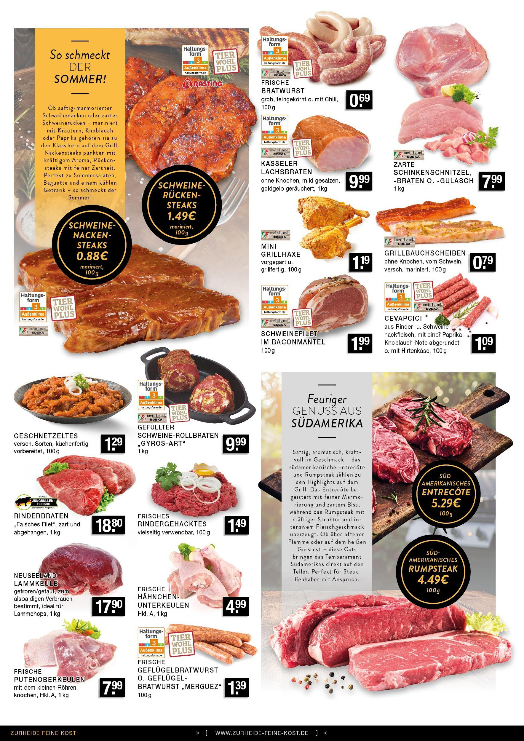 Edeka prospekt Gladbeck	 (ab 11.08.2025) » Angebote Online | Seite: 2 | Produkte: Rinderbraten, Bratwurst, Gulasch, Schweinerucken