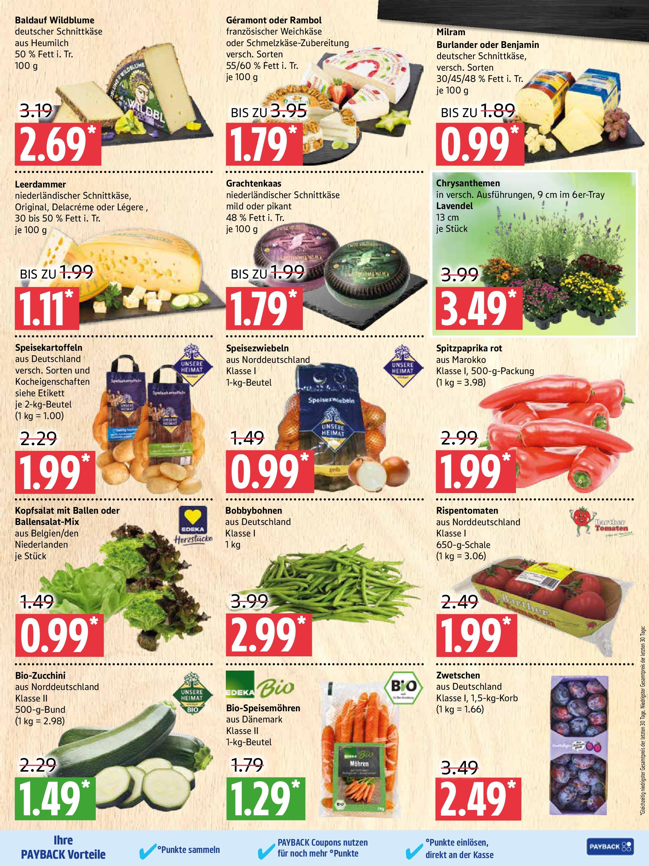 Marktkauf - Marktkauf: Wochenangebote (ab 11.08.2025) » Angebote online | Seite: 3 | Produkte: Geramont, Tomaten, Leerdammer, Mohren