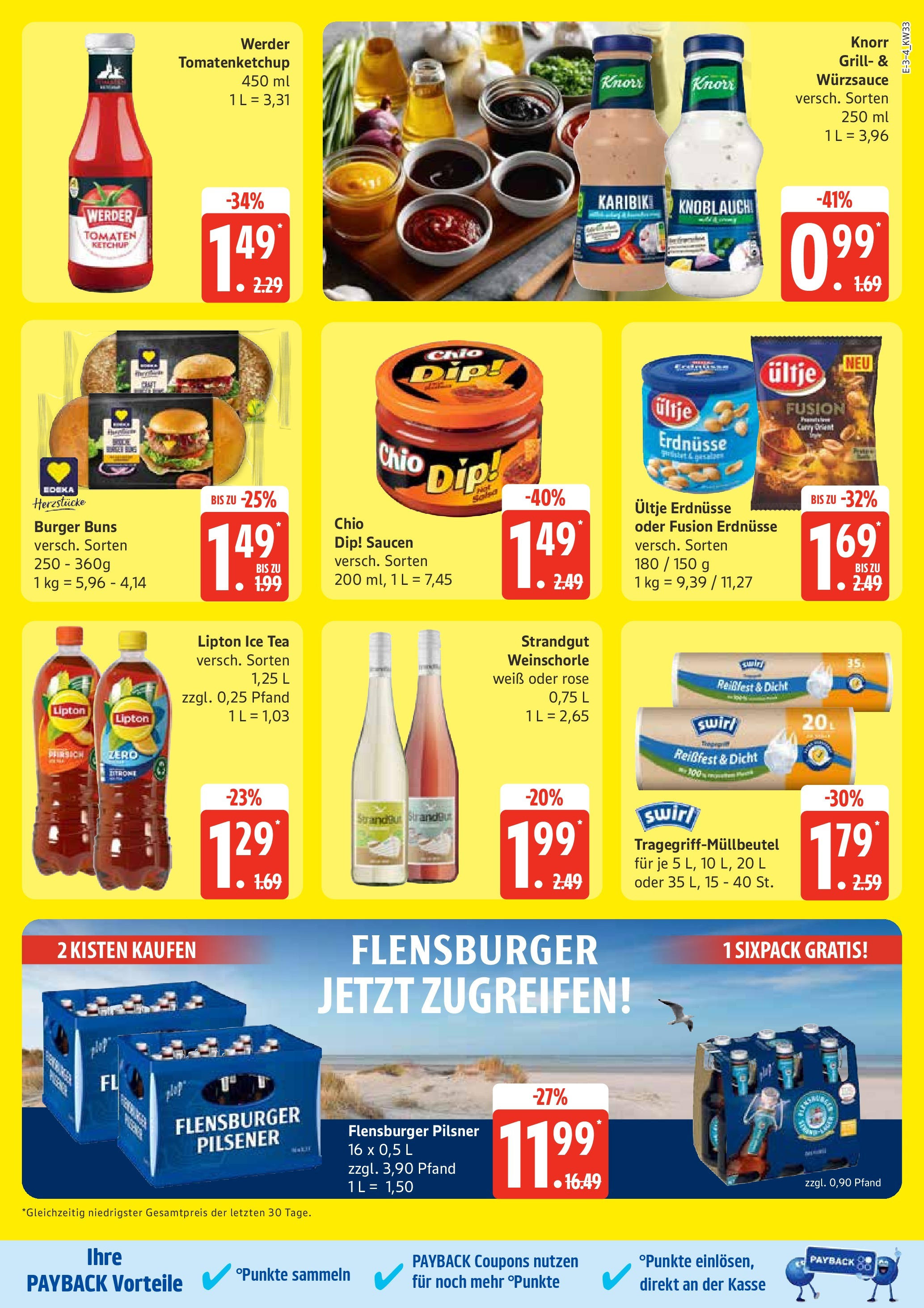 Marktkauf - Marktkauf: Wochenangebote (ab 11.08.2025) » Angebote online | Seite: 3 | Produkte: Grill, Ultje erdnusse, Flensburger, Ketchup
