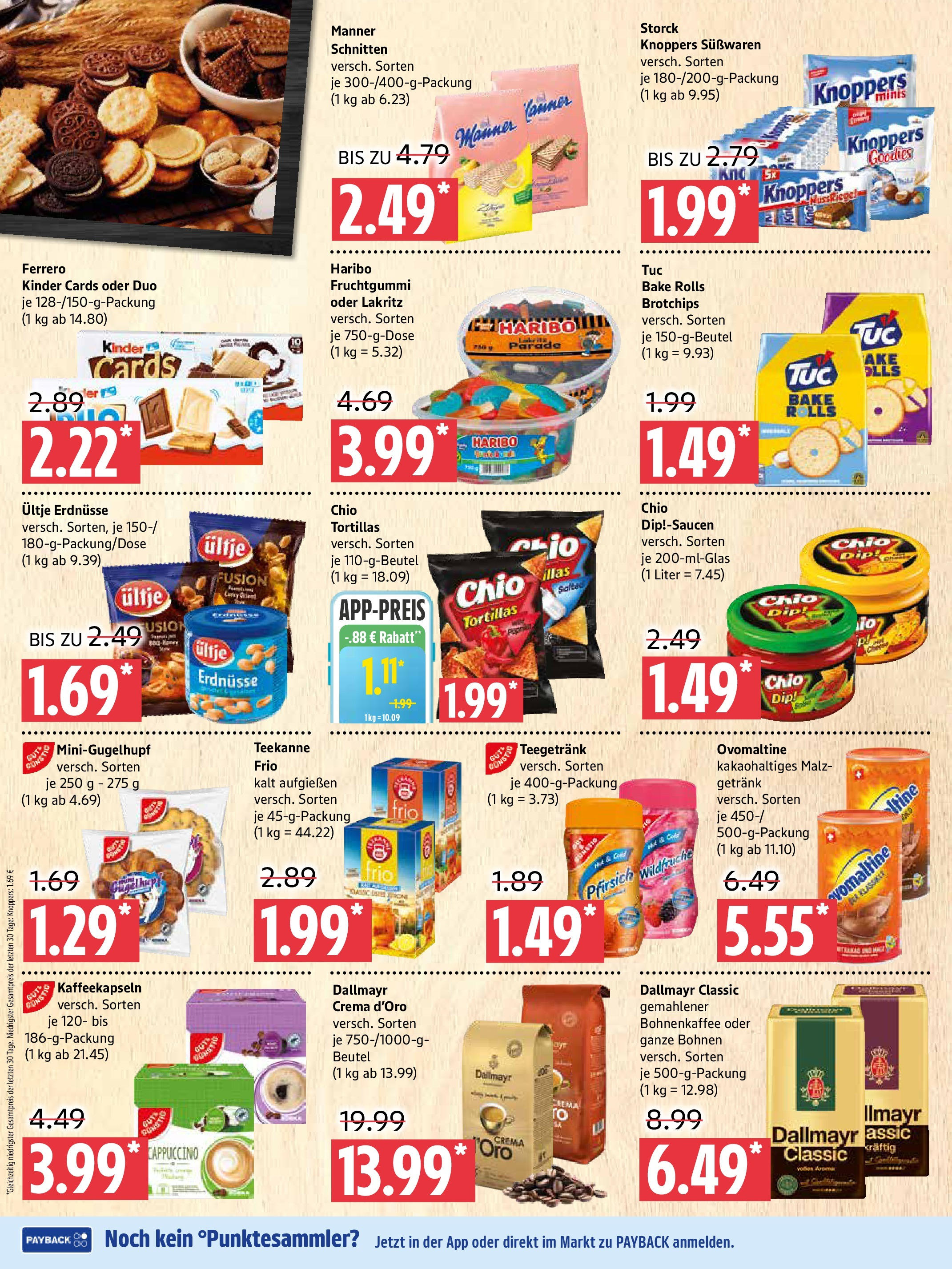 Marktkauf - Marktkauf: Wochenangebote (ab 11.08.2025) » Angebote online | Seite: 6 | Produkte: Ovomaltine, Ultje erdnusse, Dallmayr, Knoppers