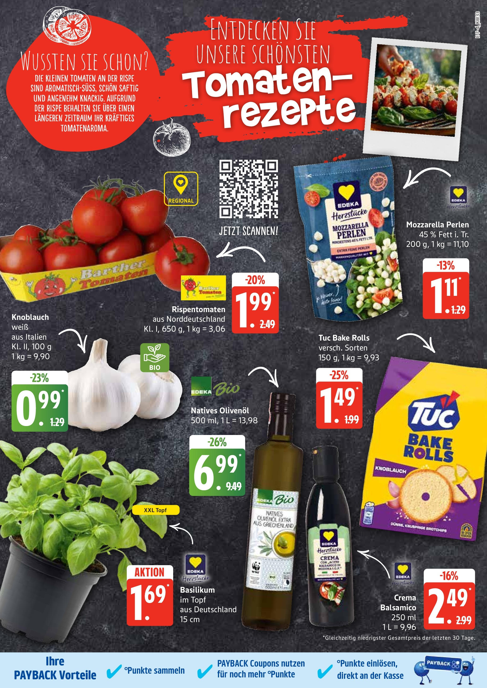 Marktkauf - Marktkauf: Wochenangebote (ab 11.08.2025) » Angebote online | Seite: 7 | Produkte: Balsamico, Mozzarella, Tomaten, Knoblauch