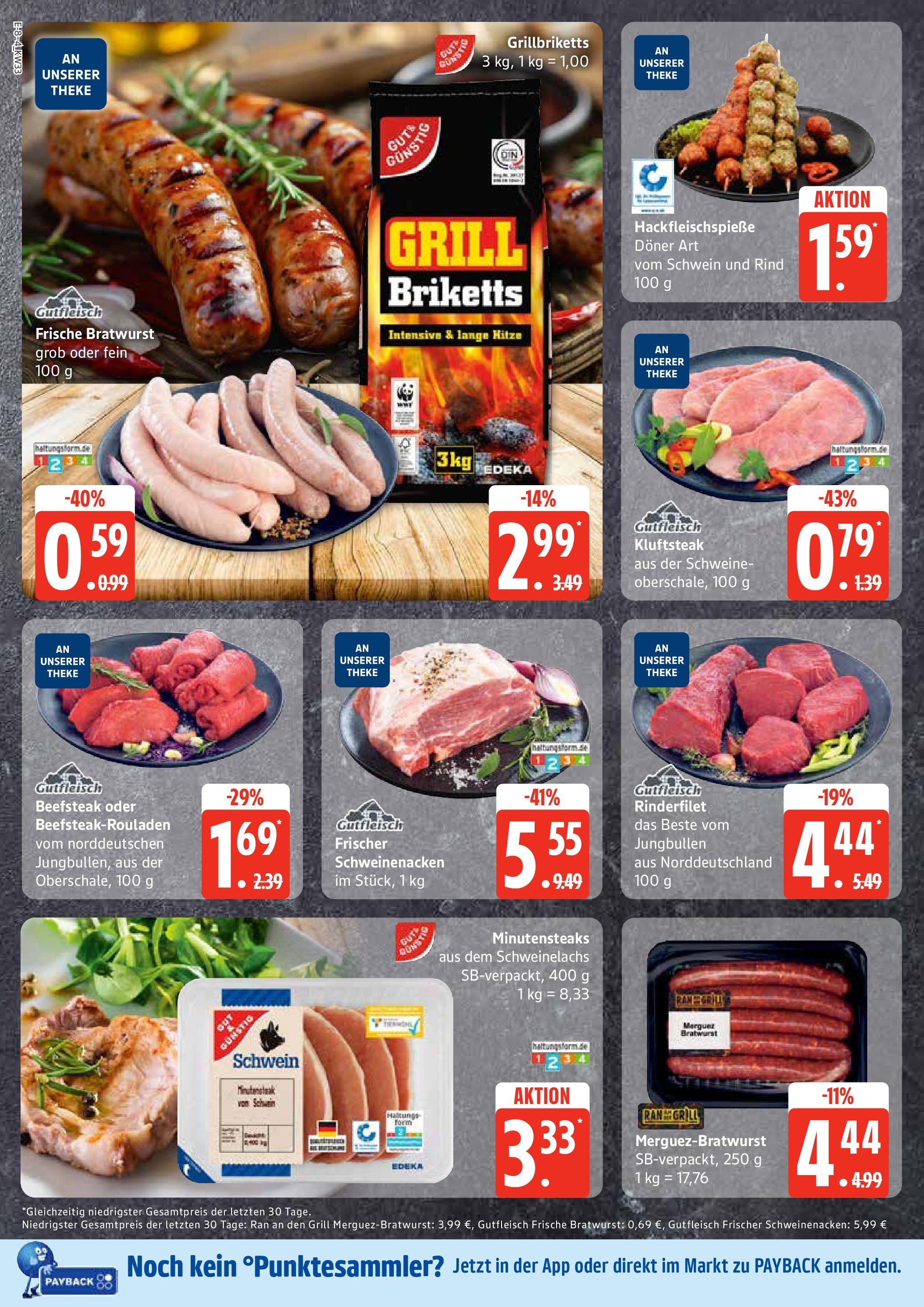 Marktkauf - Marktkauf: Wochenangebote (ab 11.08.2025) » Angebote online | Seite: 8 | Produkte: Grill, Theke, Rinderfilet, Bratwurst