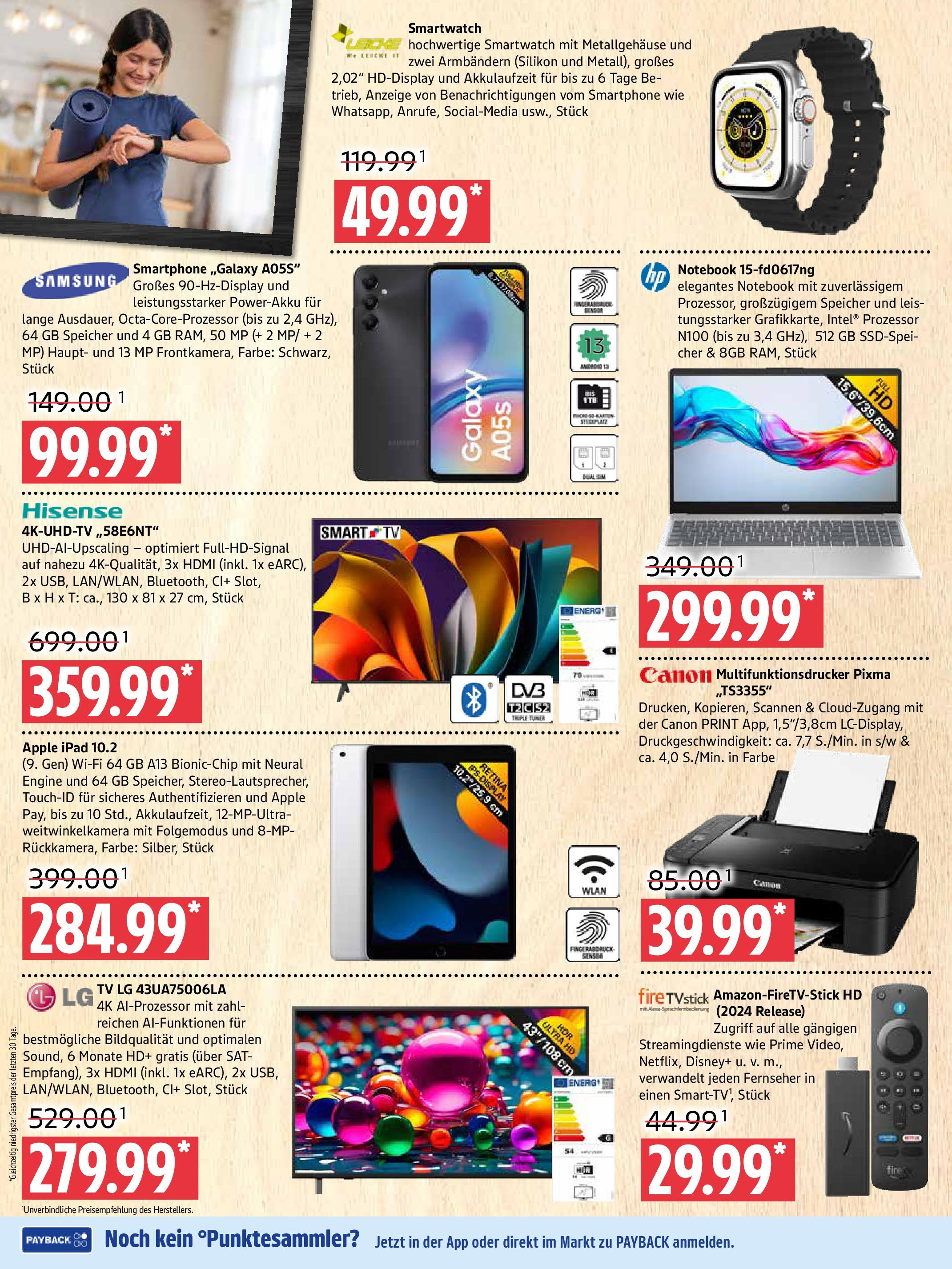 Marktkauf - Marktkauf: Wochenangebote (ab 11.08.2025) » Angebote online | Seite: 10 | Produkte: Samsung, Smart TV, Smartphone, TV