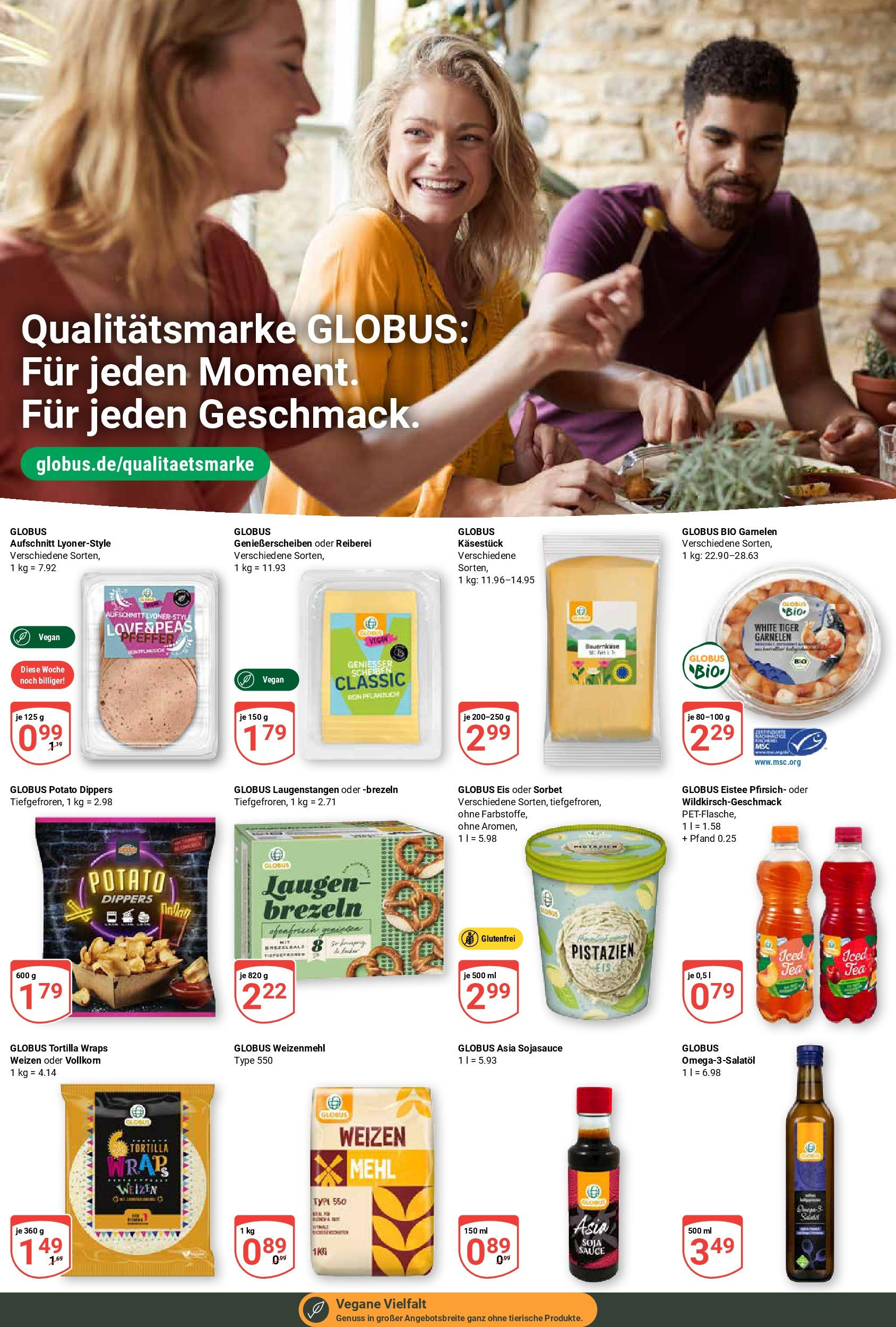 Globus prospekt Gera (ab 11.08.2025) » Angebote ab Montag | Seite: 10 | Produkte: Weizenmehl, Garnelen, Pfirsich, Eis Globus prospekt Gera (ab 11.08.2025) » Angebote online | Seite: 10 | Produkte: Weizenmehl, Garnelen, Pfirsich, Eis