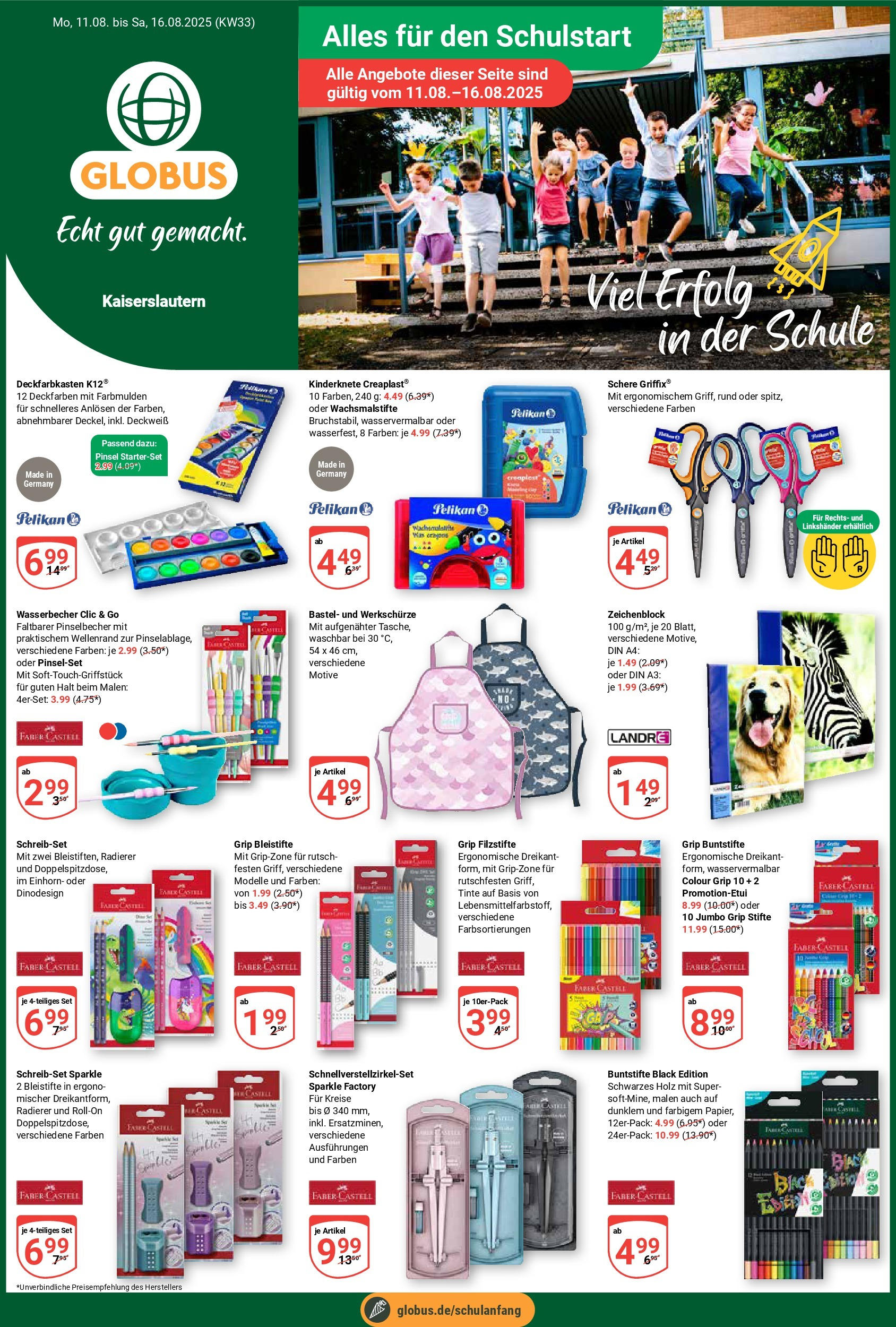 Globus prospekt Kaiserslautern	 (ab 11.08.2025) » Angebote online | Seite: 1 | Produkte: Pinsel