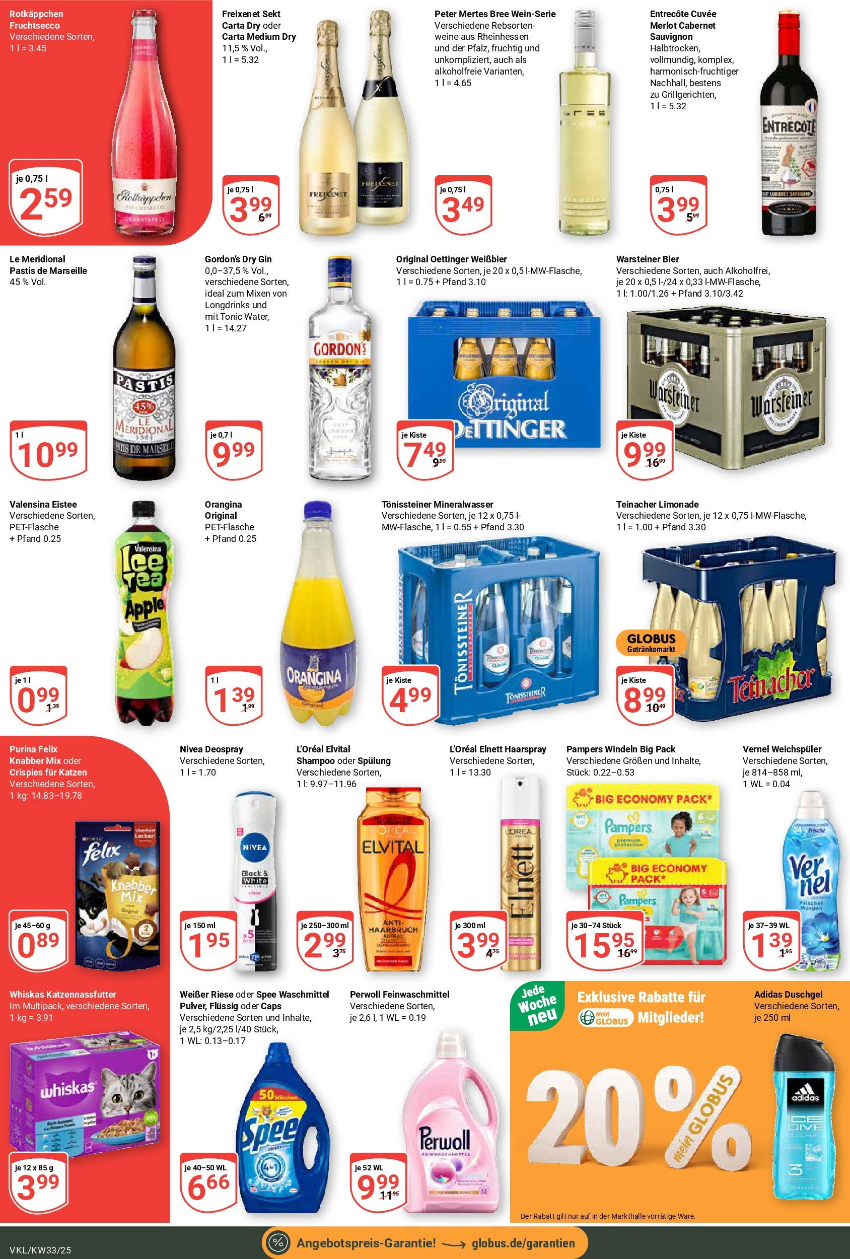 Globus prospekt Völklingen (ab 11.08.2025) » Angebote ab Montag | Seite: 7 | Produkte: Sekt, Bree, Shampoo, Rotkäppchen Globus prospekt Völklingen (ab 11.08.2025) » Angebote online | Seite: 7 | Produkte: Sekt, Bree, Shampoo, Rotkäppchen