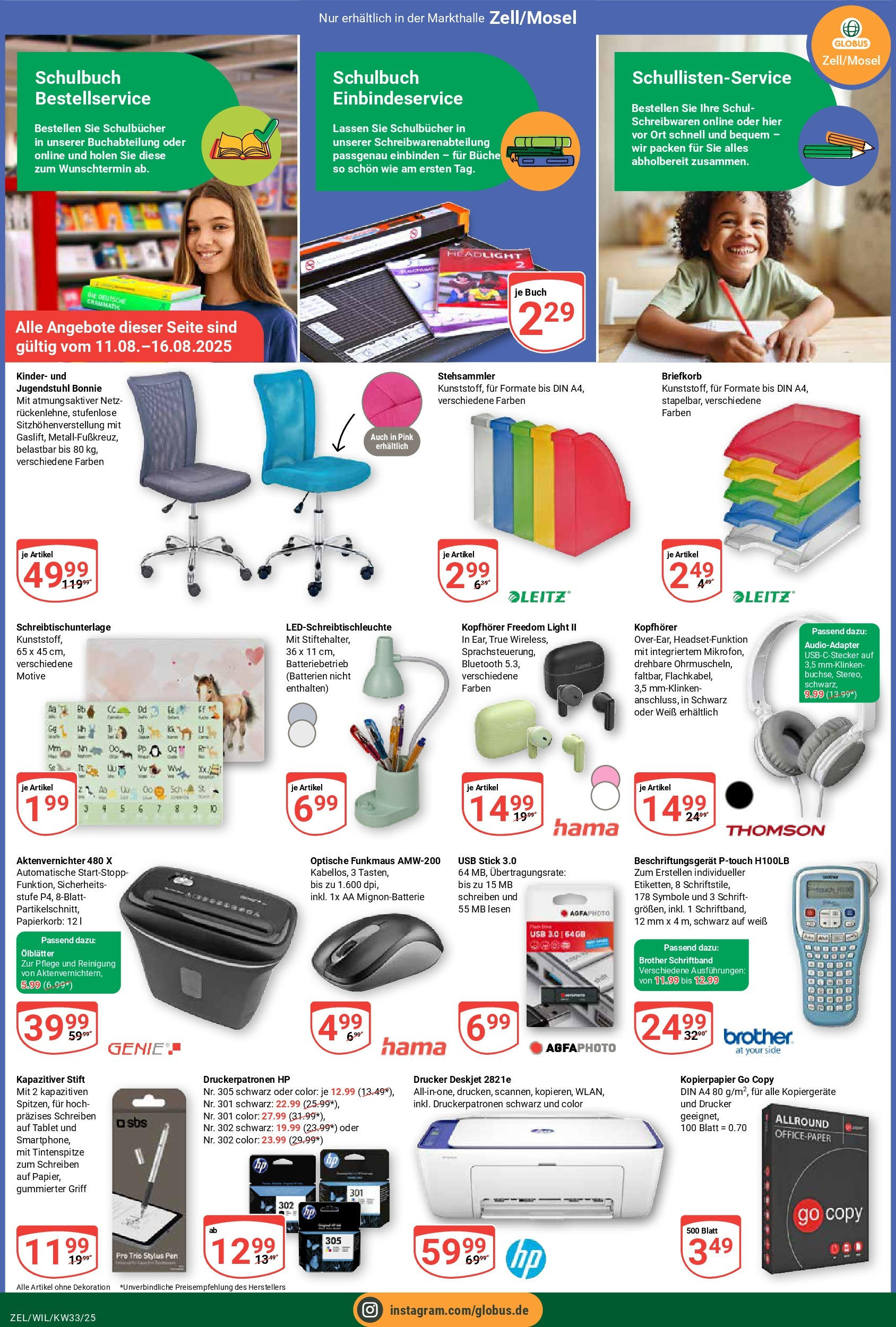 Globus prospekt Wittlich	 (ab 11.08.2025) » Angebote online | Seite: 4 | Produkte: HP, USB, Usb stick, Tablet