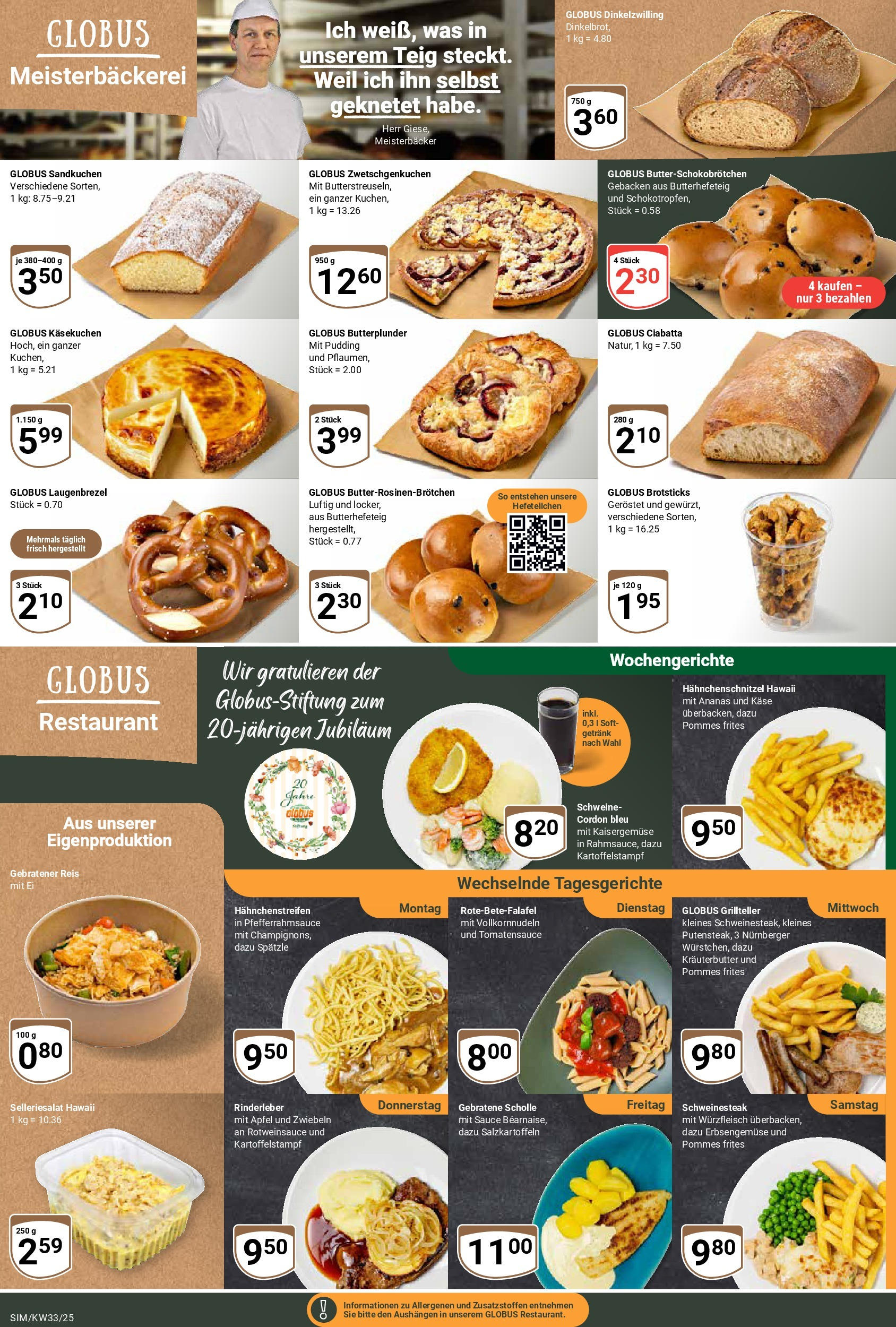 Globus prospekt Simmern (ab 11.08.2025) » Angebote ab Montag | Seite: 11 | Produkte: Käse, Äpfel, Kräuterbutter, Ananas Globus prospekt Simmern (ab 11.08.2025) » Angebote online | Seite: 11 | Produkte: Käse, Äpfel, Kräuterbutter, Ananas
