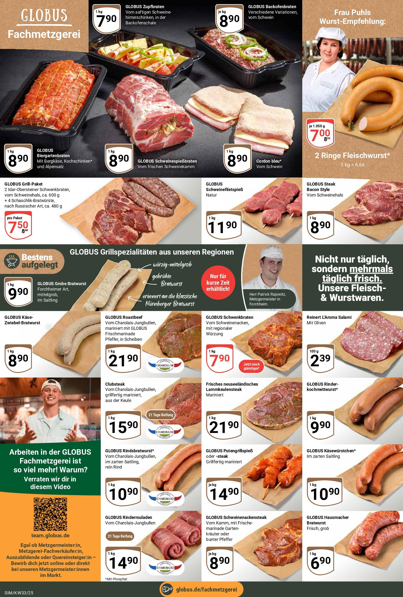 Globus prospekt Simmern (ab 11.08.2025) » Angebote ab Montag | Seite: 12 | Produkte: Pfeffer, Salami, Steak, Fleisch Globus prospekt Simmern (ab 11.08.2025) » Angebote online | Seite: 12 | Produkte: Pfeffer, Salami, Steak, Fleisch