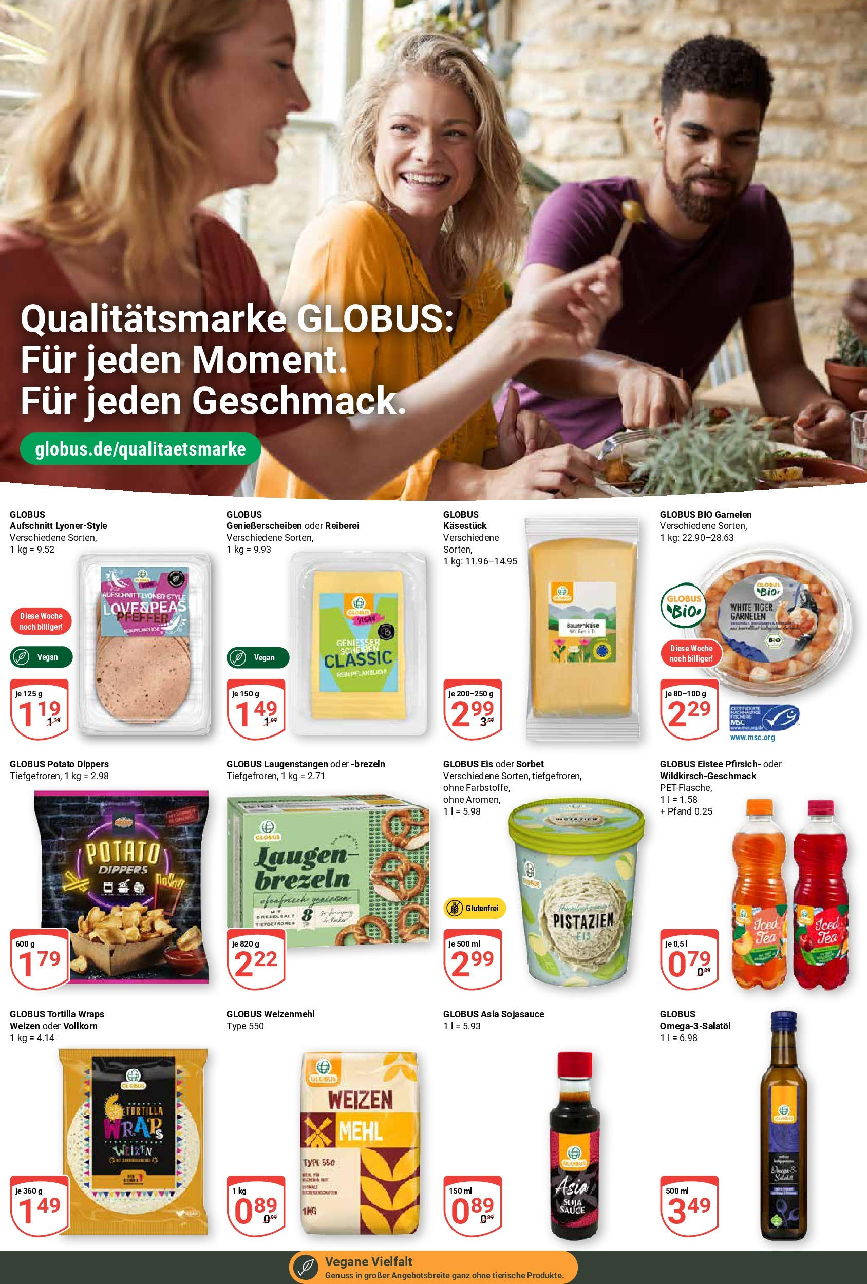 Globus prospekt St. Wendel (ab 11.08.2025) » Angebote ab Montag | Seite: 20 | Produkte: Garnelen, Pfirsich, Tiger garnelen, Eis Globus prospekt St. Wendel (ab 11.08.2025) » Angebote online | Seite: 20 | Produkte: Garnelen, Pfirsich, Tiger garnelen, Eis