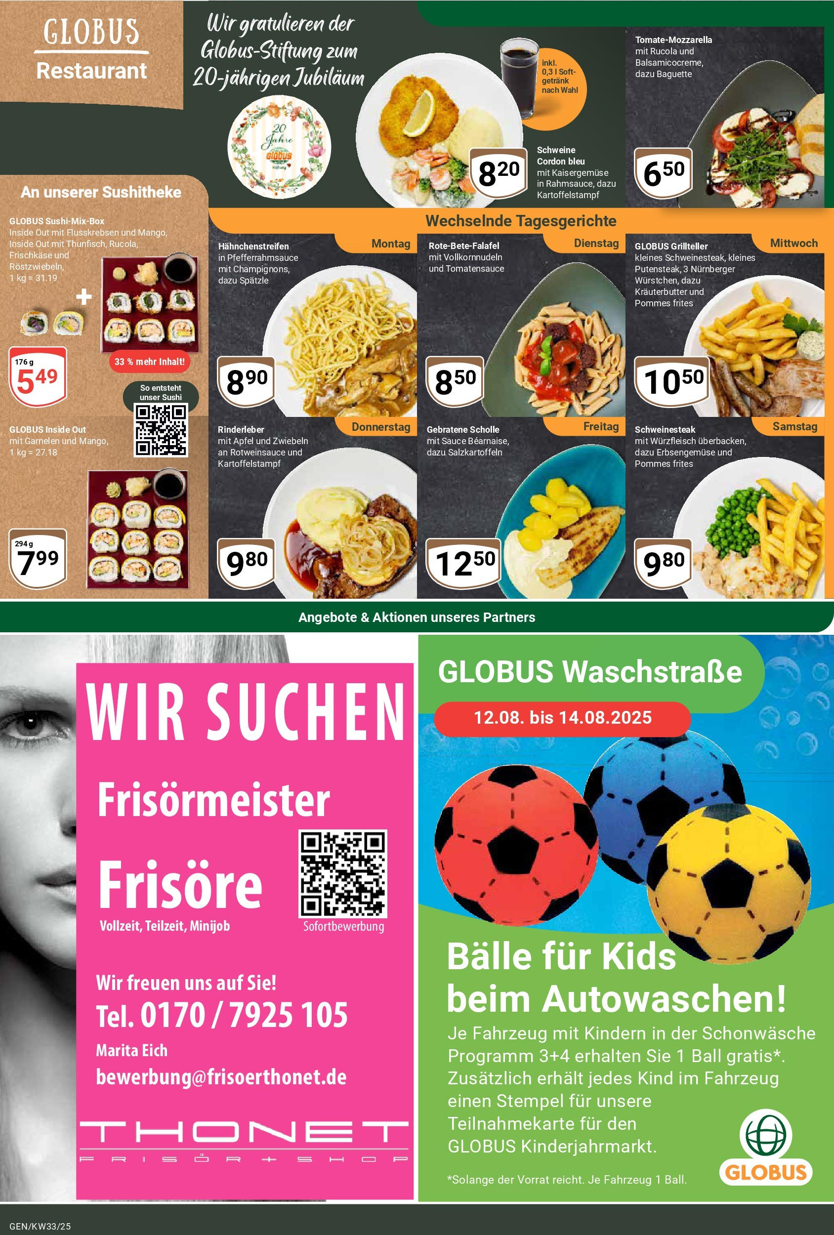 Globus prospekt Gensingen	 (ab 11.08.2025) » Angebote online | Seite: 13 | Produkte: Pommes, Äpfel, Pommes frites, Frischkase