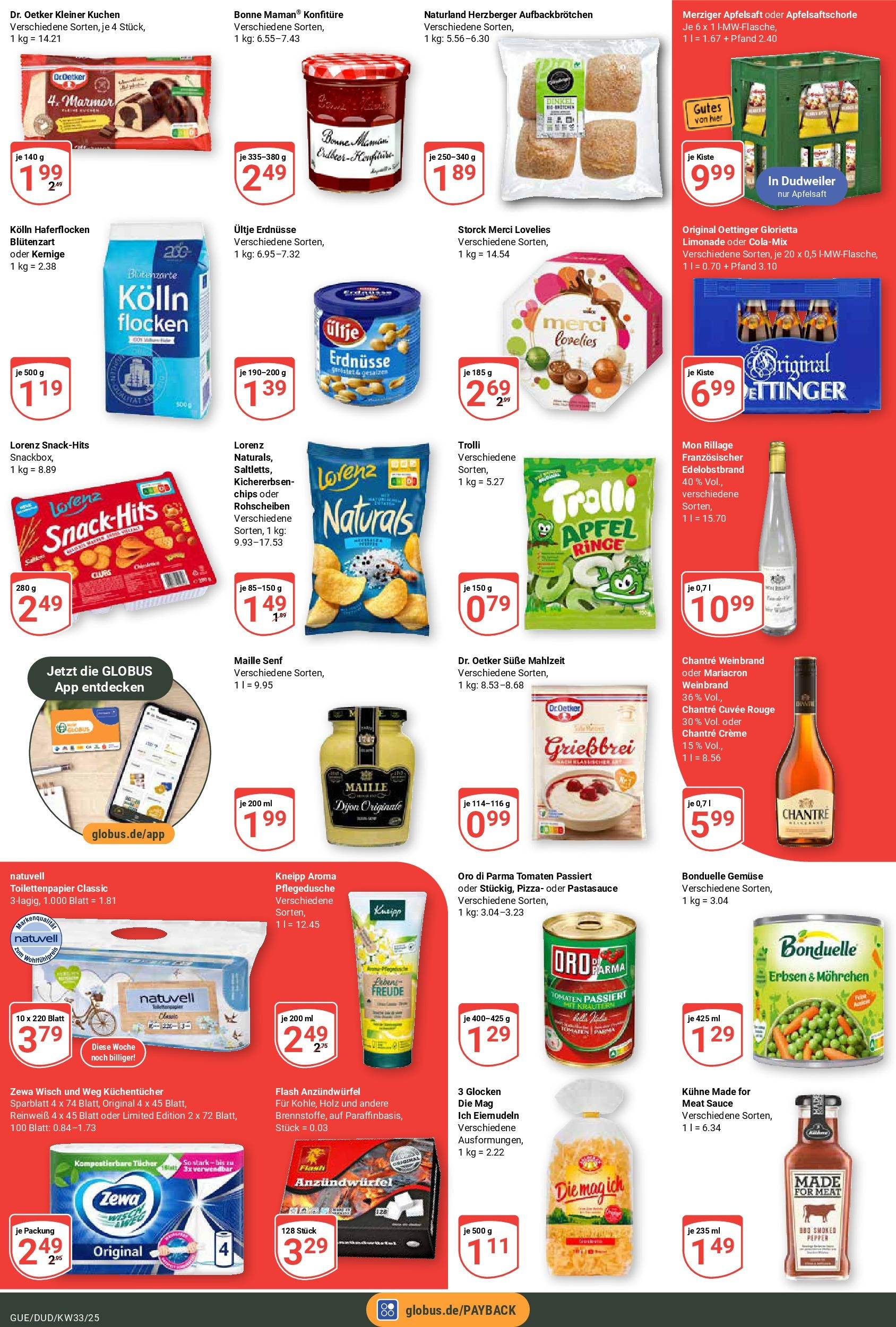 Globus prospekt Saarbrücken-Güdingen	 (ab 11.08.2025) » Angebote online | Seite: 9 | Produkte: Zewa, Apfelsaft, Kuchen, Chips