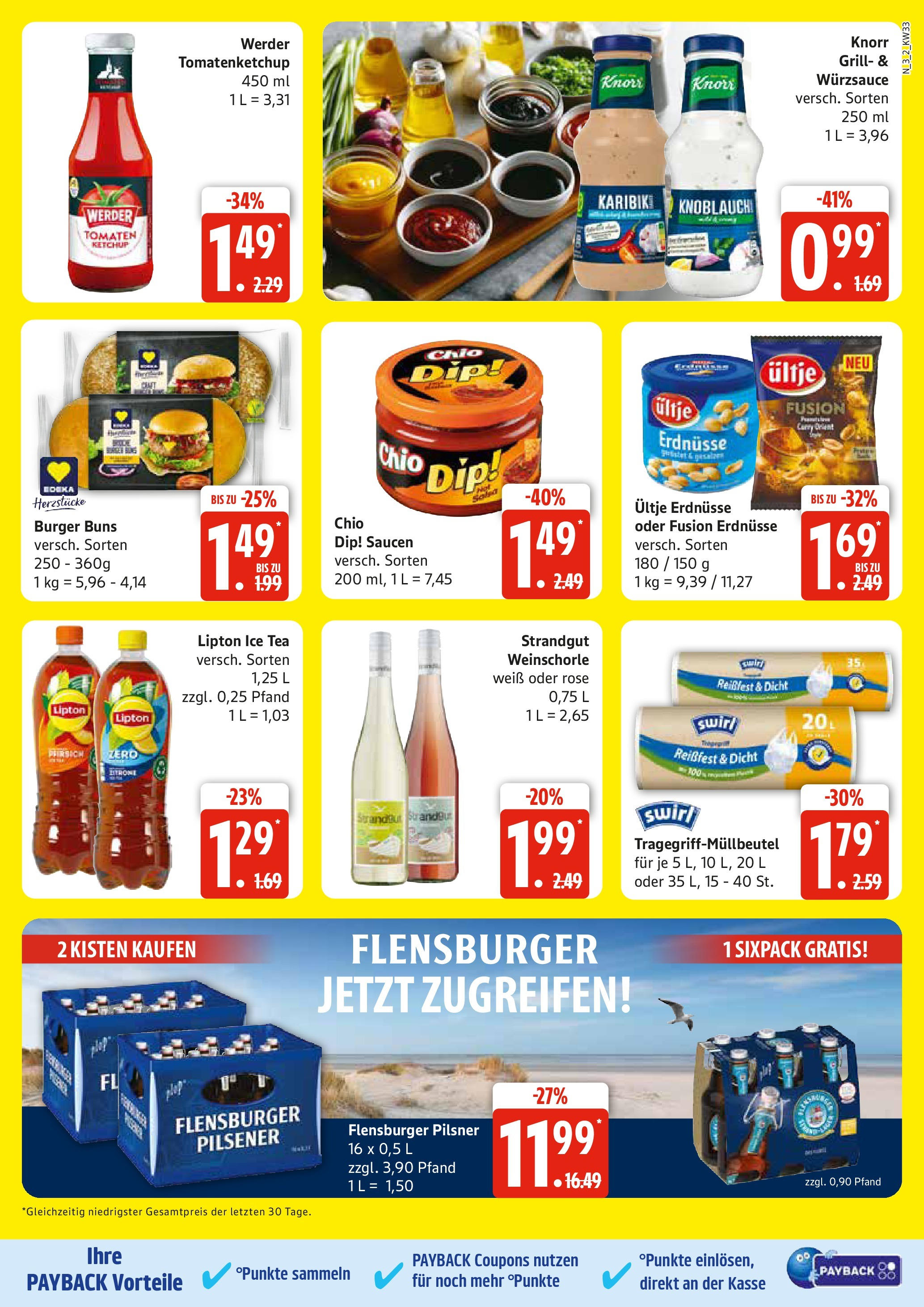 Edeka prospekt Rostock (ab 11.08.2025) » Angebote Online | Seite: 3 | Produkte: Grill, Tomaten, Knoblauch, Ketchup Edeka prospekt Rostock (ab 11.08.2025) » Angebote Online | Seite: 3 | Produkte: Grill, Tomaten, Knoblauch, Ketchup