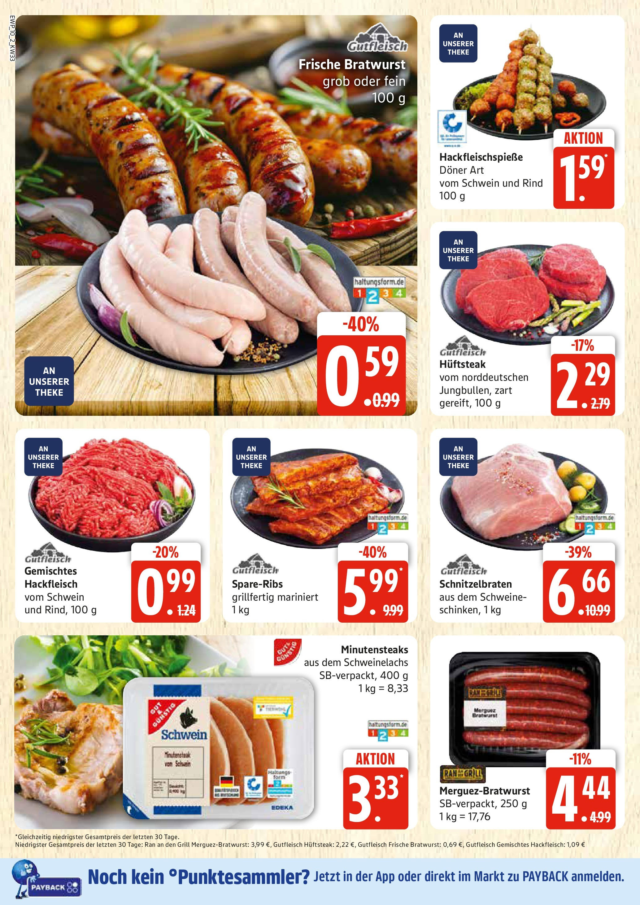 Edeka prospekt Rostock (ab 11.08.2025) » Angebote Online | Seite: 10 | Produkte: Grill, Bratwurst, Steak, Hackfleisch Edeka prospekt Rostock (ab 11.08.2025) » Angebote Online | Seite: 10 | Produkte: Grill, Bratwurst, Steak, Hackfleisch