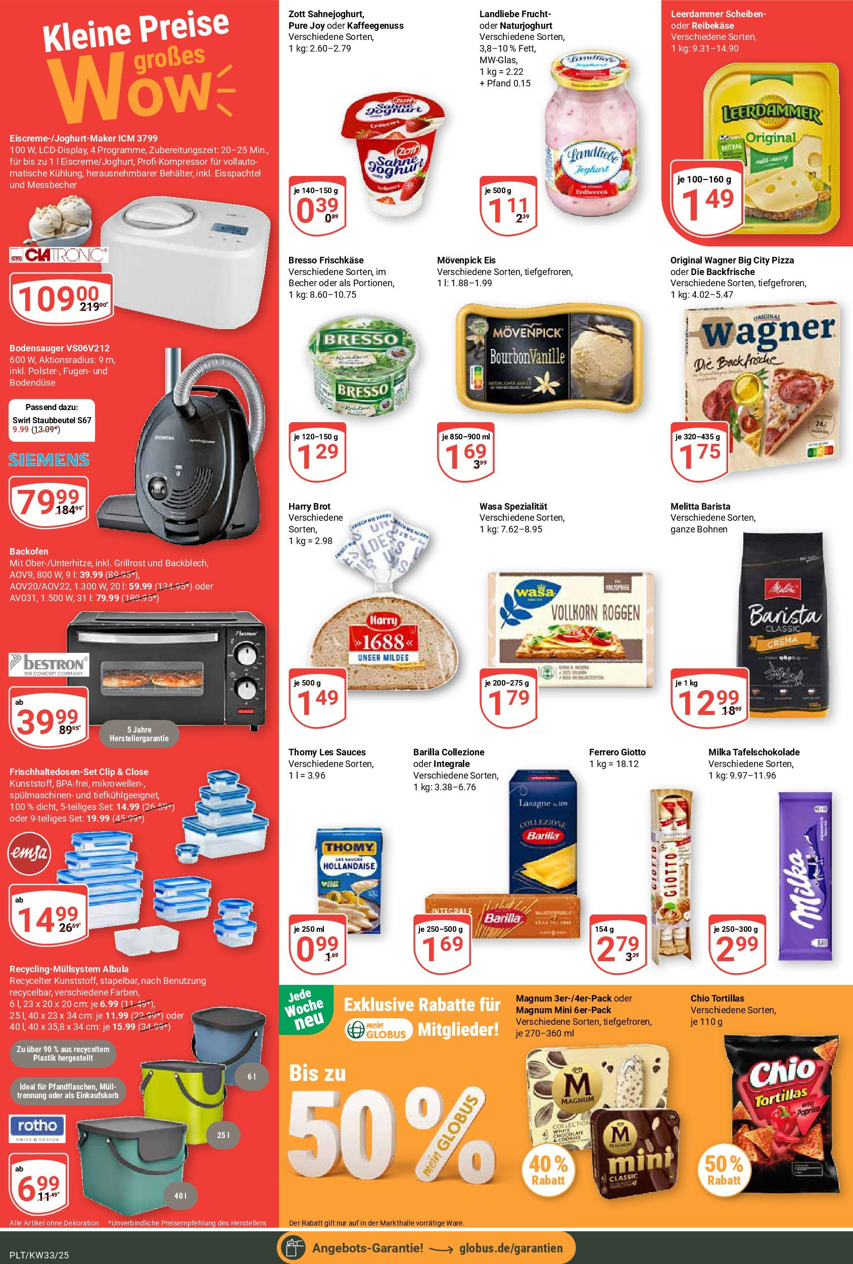 Globus prospekt Plattling (ab 11.08.2025) » Angebote ab Montag | Seite: 2 | Produkte: Siemens, Thomy les sauces, Backofen, Brot Globus prospekt Plattling (ab 11.08.2025) » Angebote online | Seite: 2 | Produkte: Siemens, Thomy les sauces, Backofen, Brot