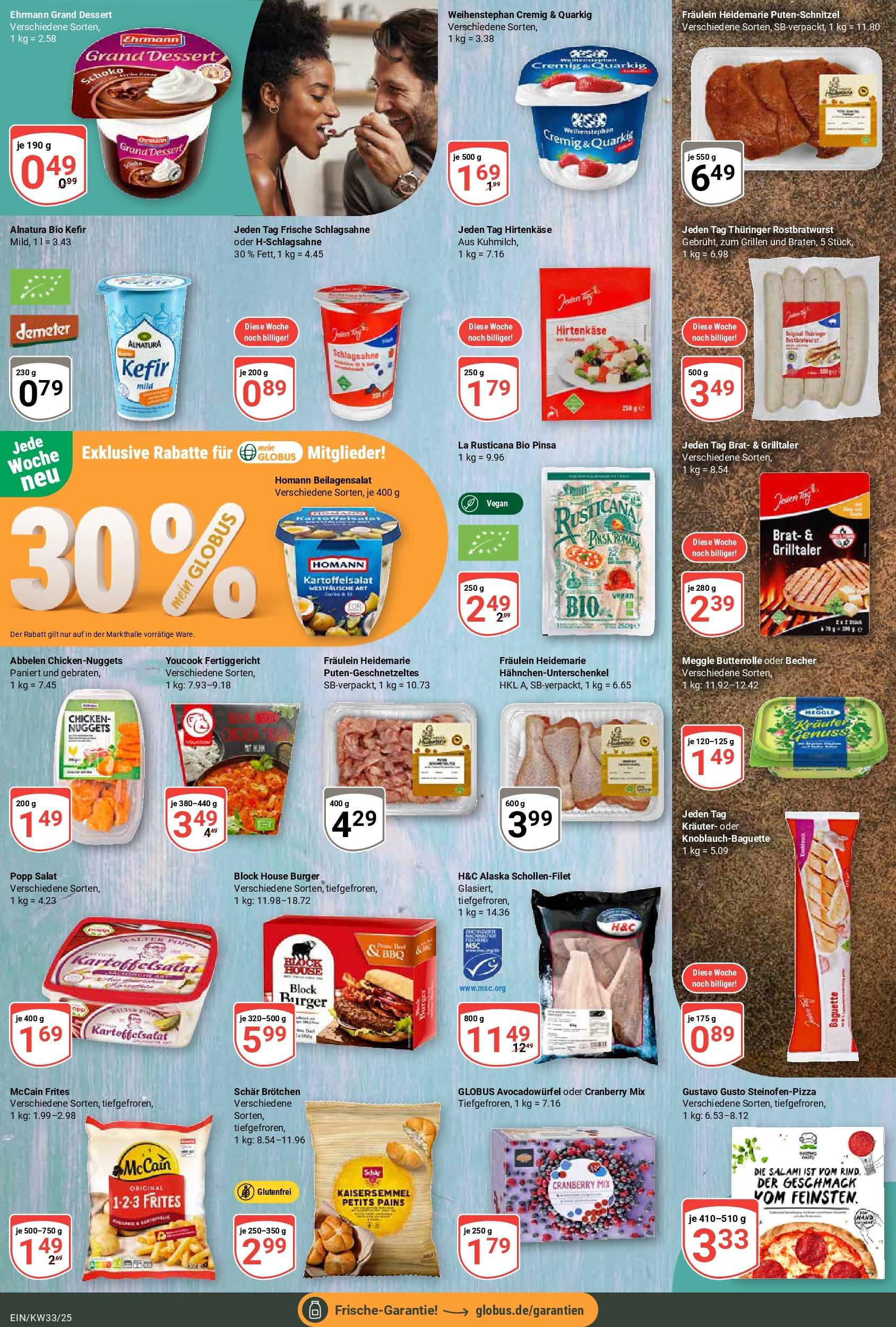 Globus prospekt Homburg-Einöd (ab 11.08.2025) » Angebote ab Montag | Seite: 14 | Produkte: Youcook, Baguette, McCain, Putenschnitzel Globus prospekt Homburg-Einöd (ab 11.08.2025) » Angebote online | Seite: 14 | Produkte: Youcook, Baguette, McCain, Putenschnitzel