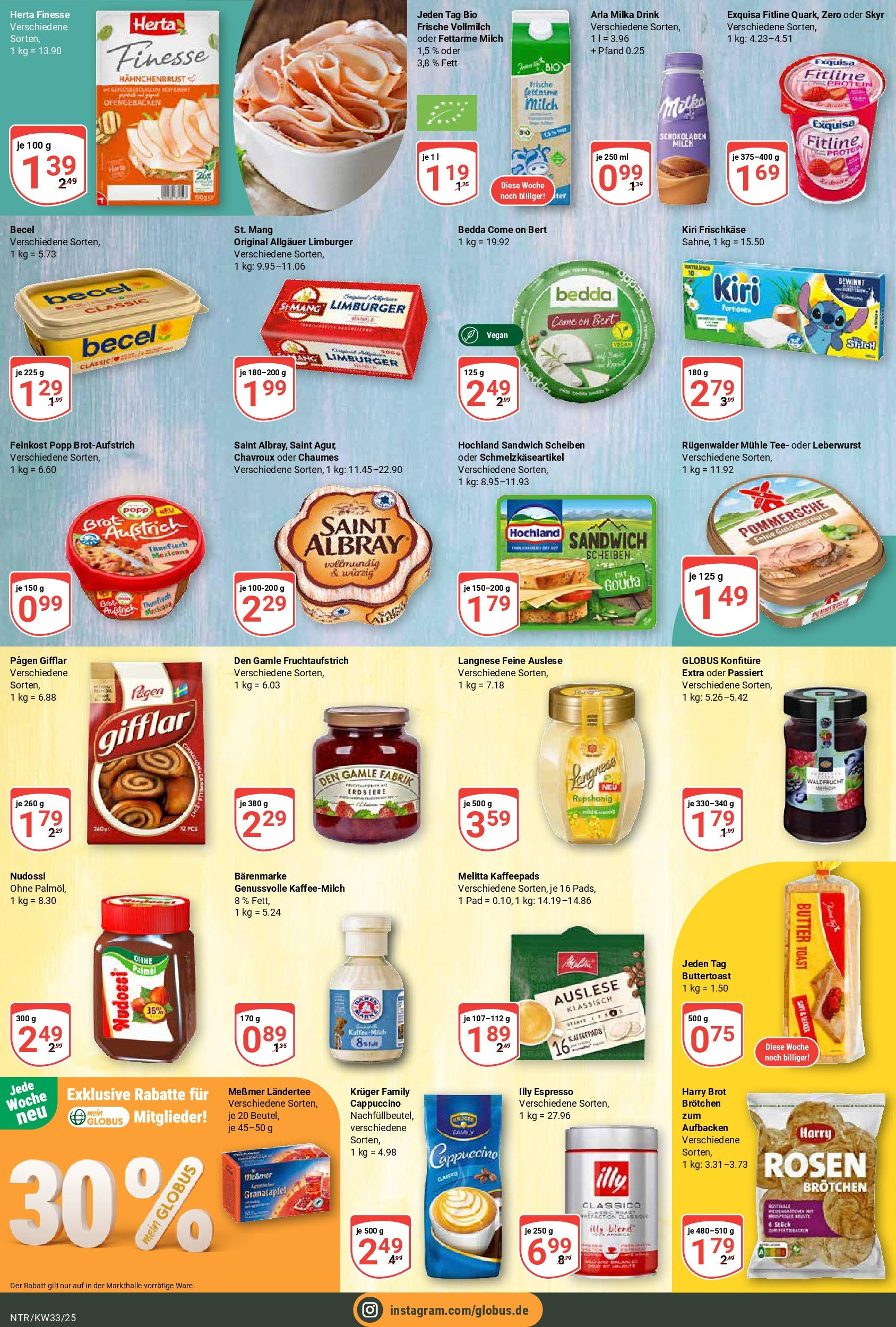Globus prospekt Neutraubling	 (ab 11.08.2025) » Angebote online | Seite: 9 | Produkte: Thunfisch, Milka, Skyr, Exquisa