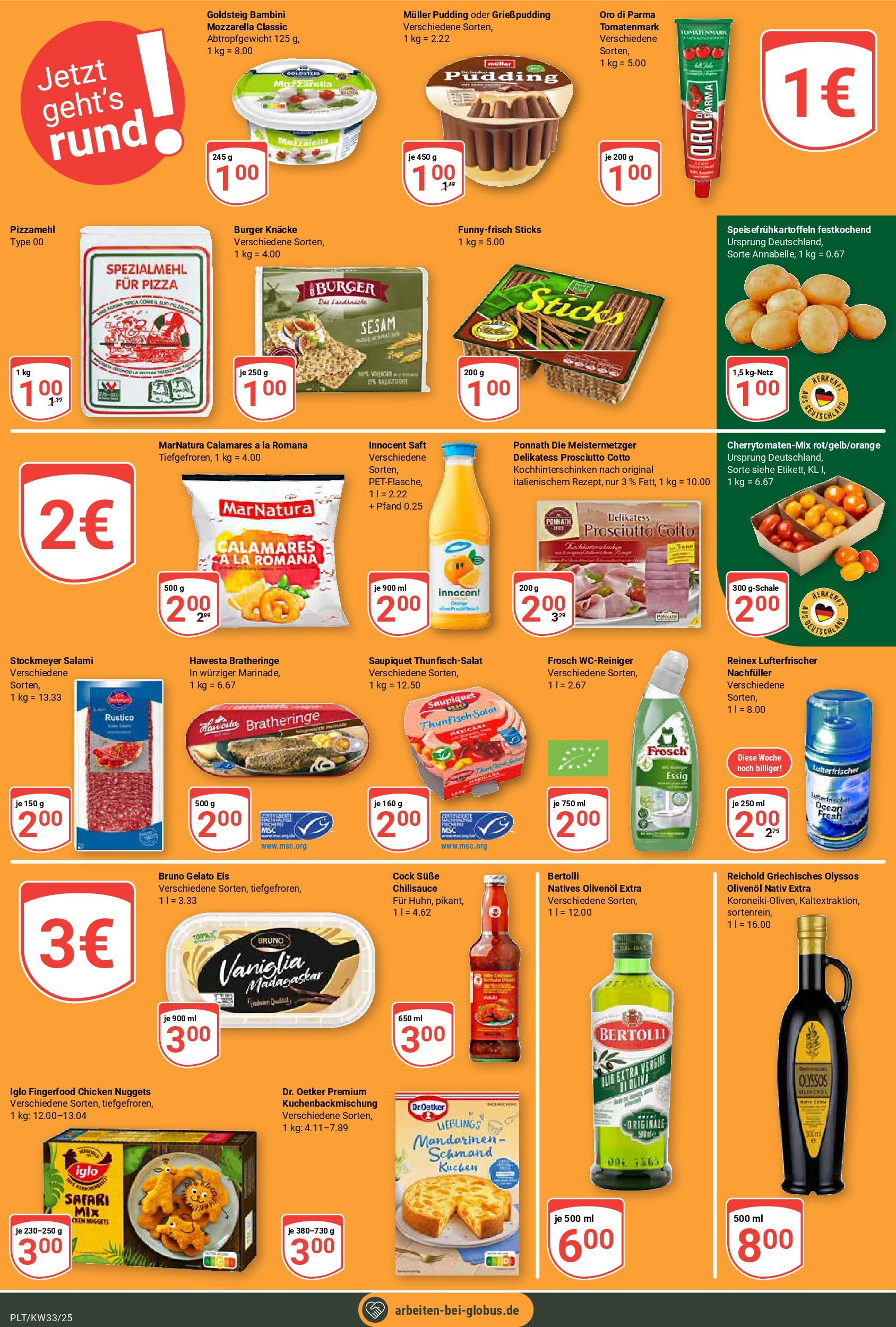 Globus prospekt Plattling (ab 11.08.2025) » Angebote ab Montag | Seite: 18 | Produkte: Iglo, Pudding, Saft, Kuchen Globus prospekt Plattling (ab 11.08.2025) » Angebote online | Seite: 18 | Produkte: Iglo, Pudding, Saft, Kuchen