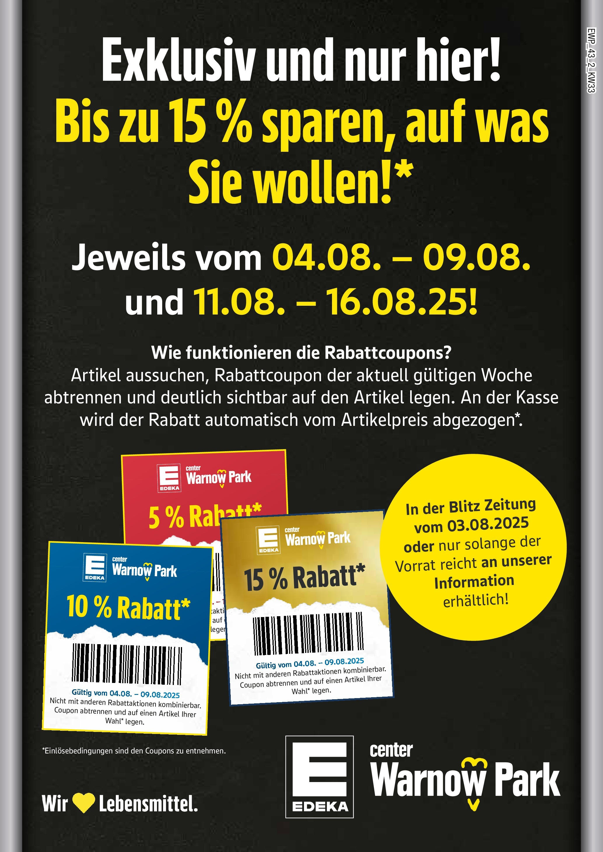 Edeka prospekt Rostock (ab 11.08.2025) » Angebote Online | Seite: 43 Edeka prospekt Rostock (ab 11.08.2025) » Angebote Online | Seite: 43
