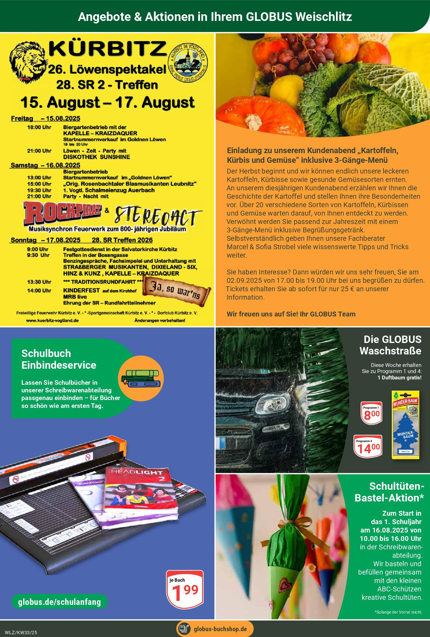 Globus prospekt Weischlitz	 (ab 11.08.2025) » Angebote online | Seite: 27 | Produkte: Gemüse, Kürbis, Uhr