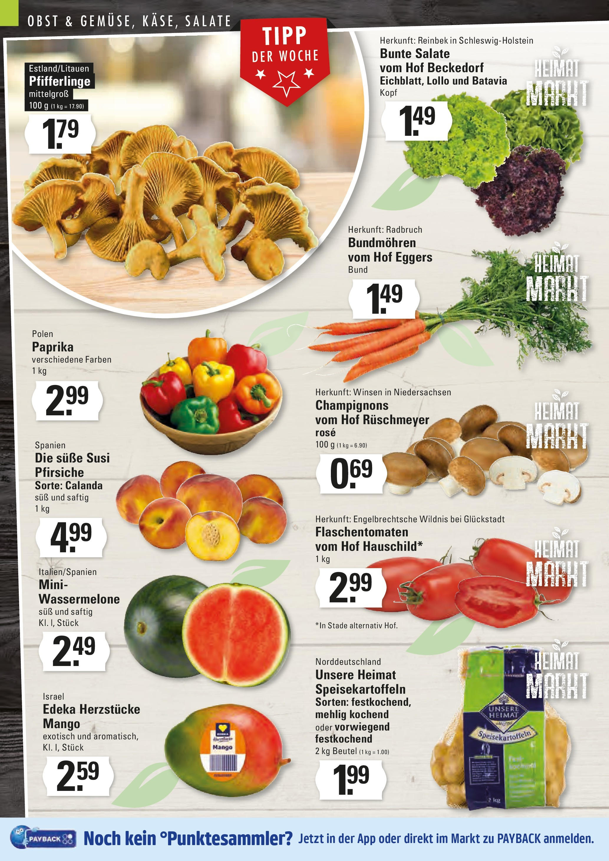 Edeka prospekt Stade	 (ab 11.08.2025) » Angebote Online | Seite: 2 | Produkte: Paprika, Obst, Pfifferlinge, Wassermelone