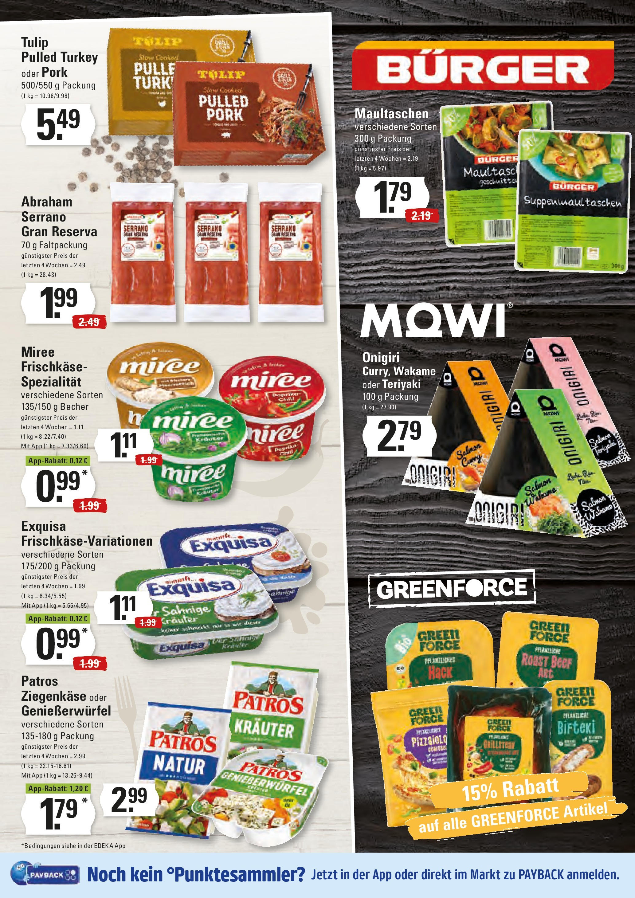 Edeka prospekt Stade	 (ab 11.08.2025) » Angebote Online | Seite: 7 | Produkte: Ziegenkäse, Burger, Exquisa, Maultaschen