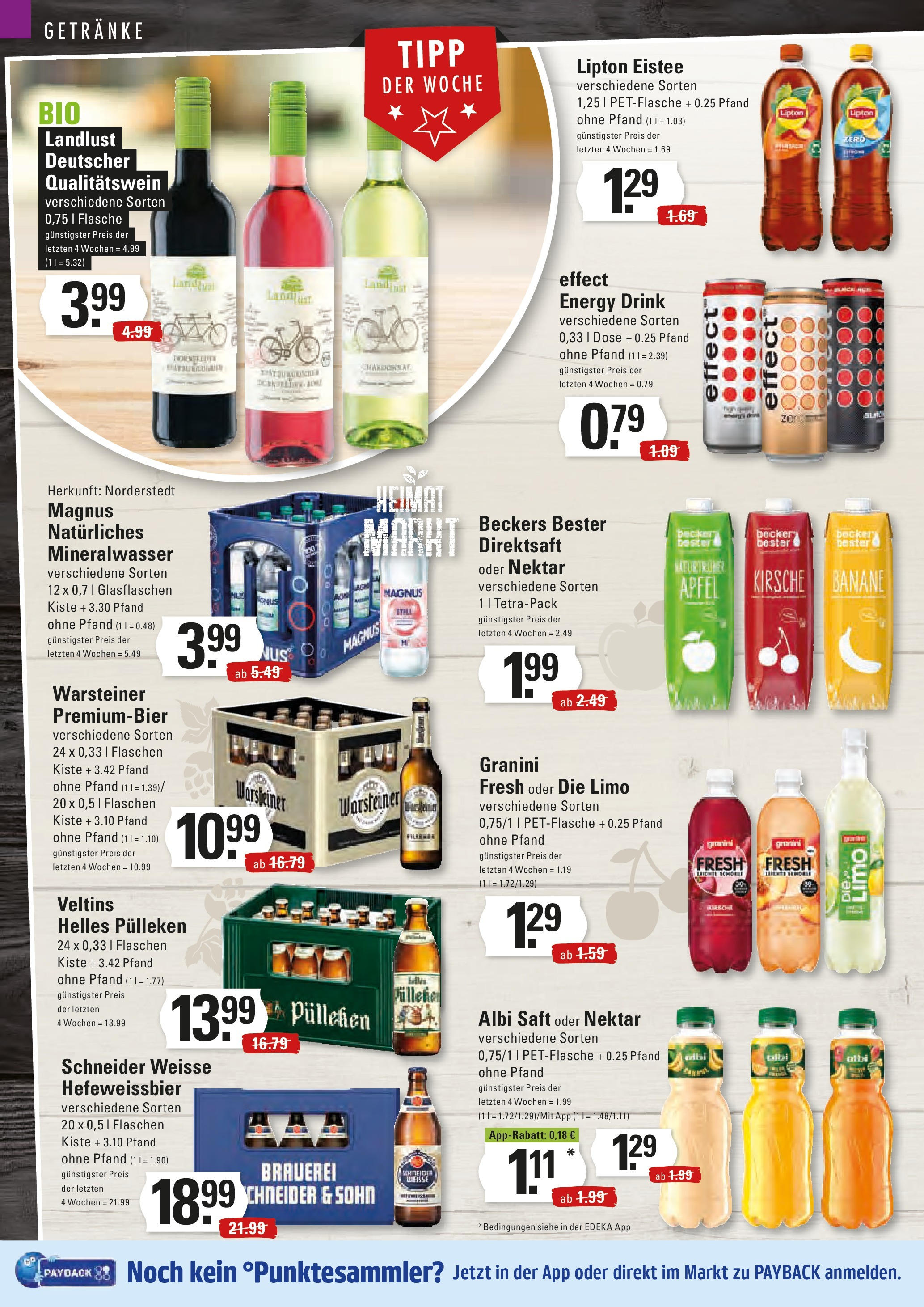Edeka prospekt Stade	 (ab 11.08.2025) » Angebote Online | Seite: 10 | Produkte: Helles pulleken, Energy, Granini, Saft