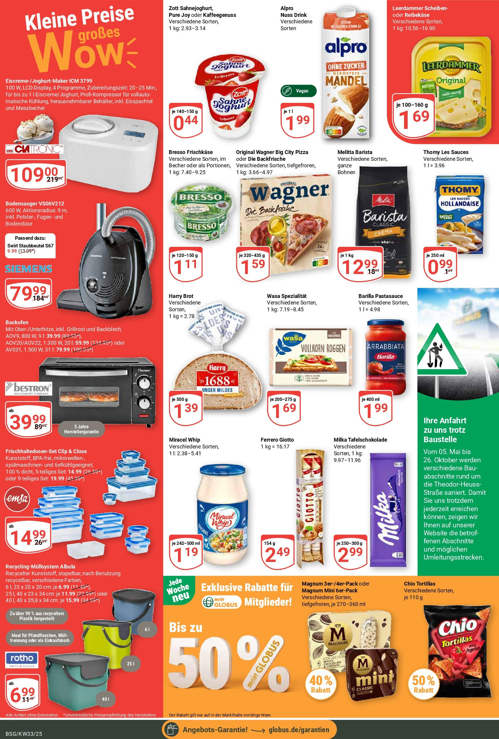 Globus prospekt Braunschweig	 (ab 11.08.2025) » Angebote online | Seite: 2 | Produkte: Barilla, Alpro, Backofen, Brot