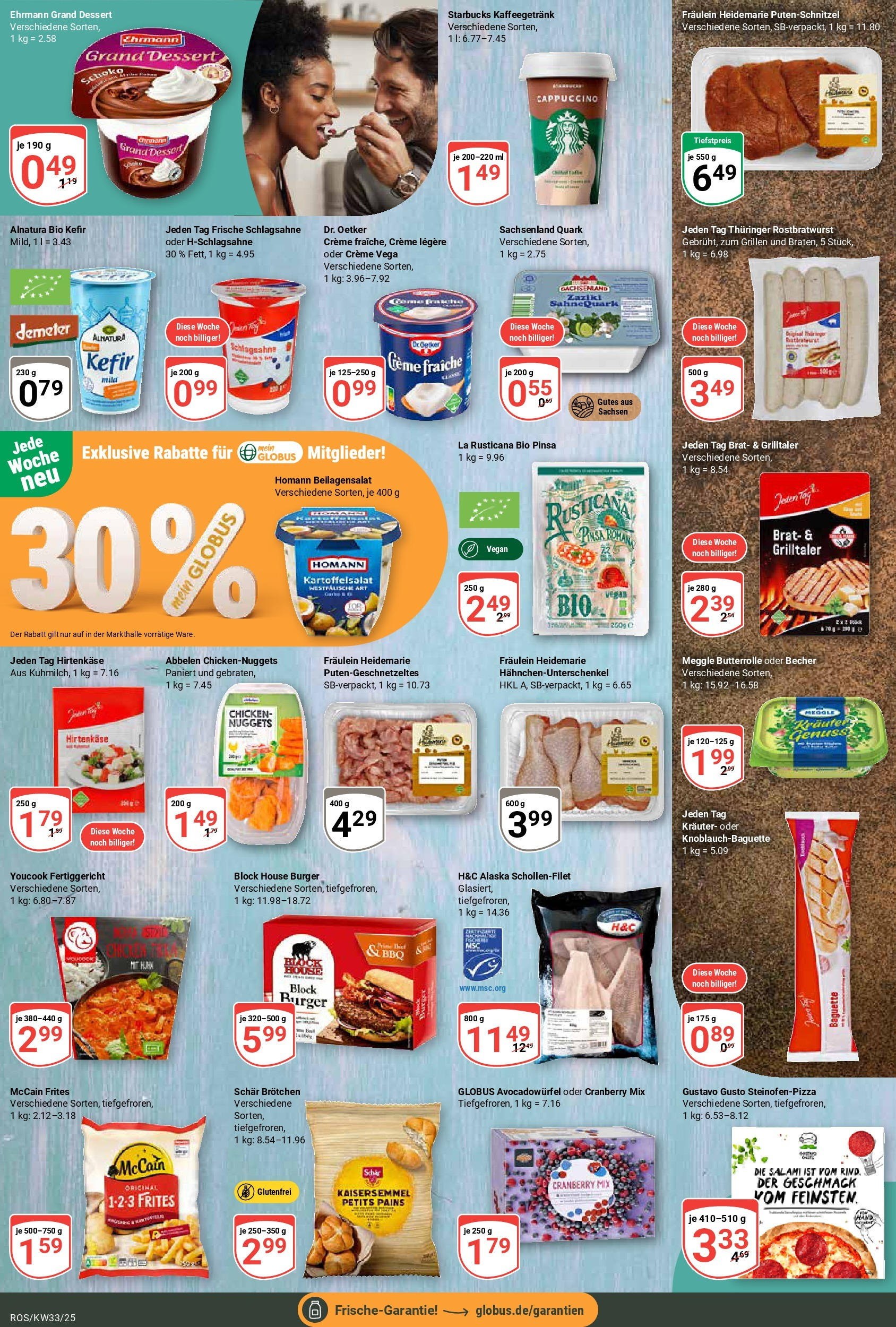 Globus prospekt Lambrechtshagen	 (ab 11.08.2025) » Angebote online | Seite: 10 | Produkte: Youcook, Burger, Baguette, Putenschnitzel