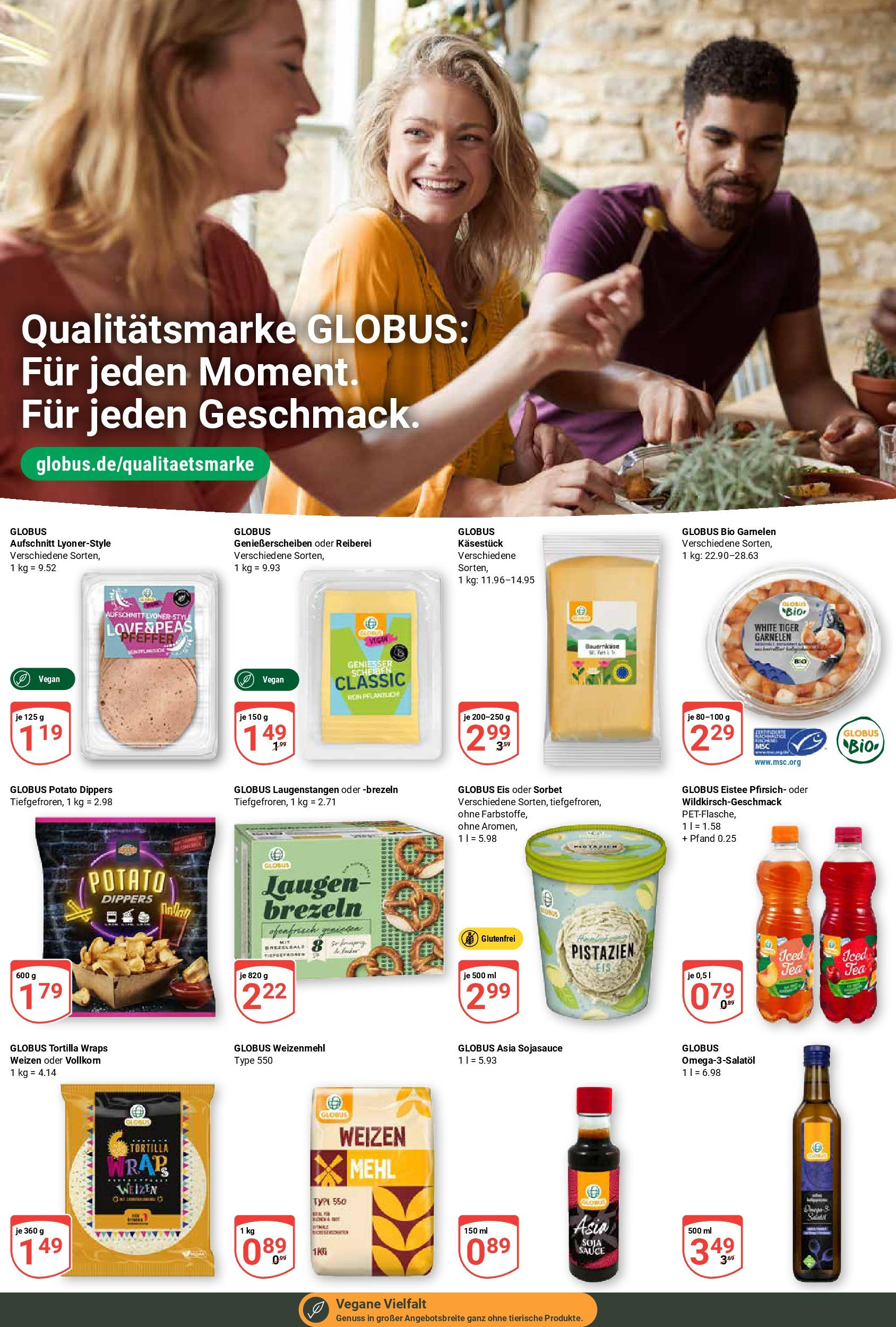 Globus prospekt Castrop-Rauxel	 (ab 11.08.2025) » Angebote online | Seite: 12 | Produkte: Ofenfrische, Pistazien, Pfirsich, Eis