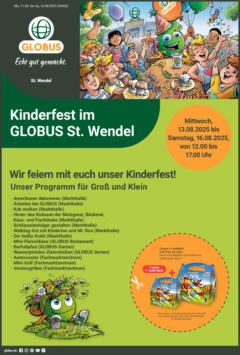 Globus prospekt St. Wendel	 - gültig ab dem 11.08.2025 | Seite: 3