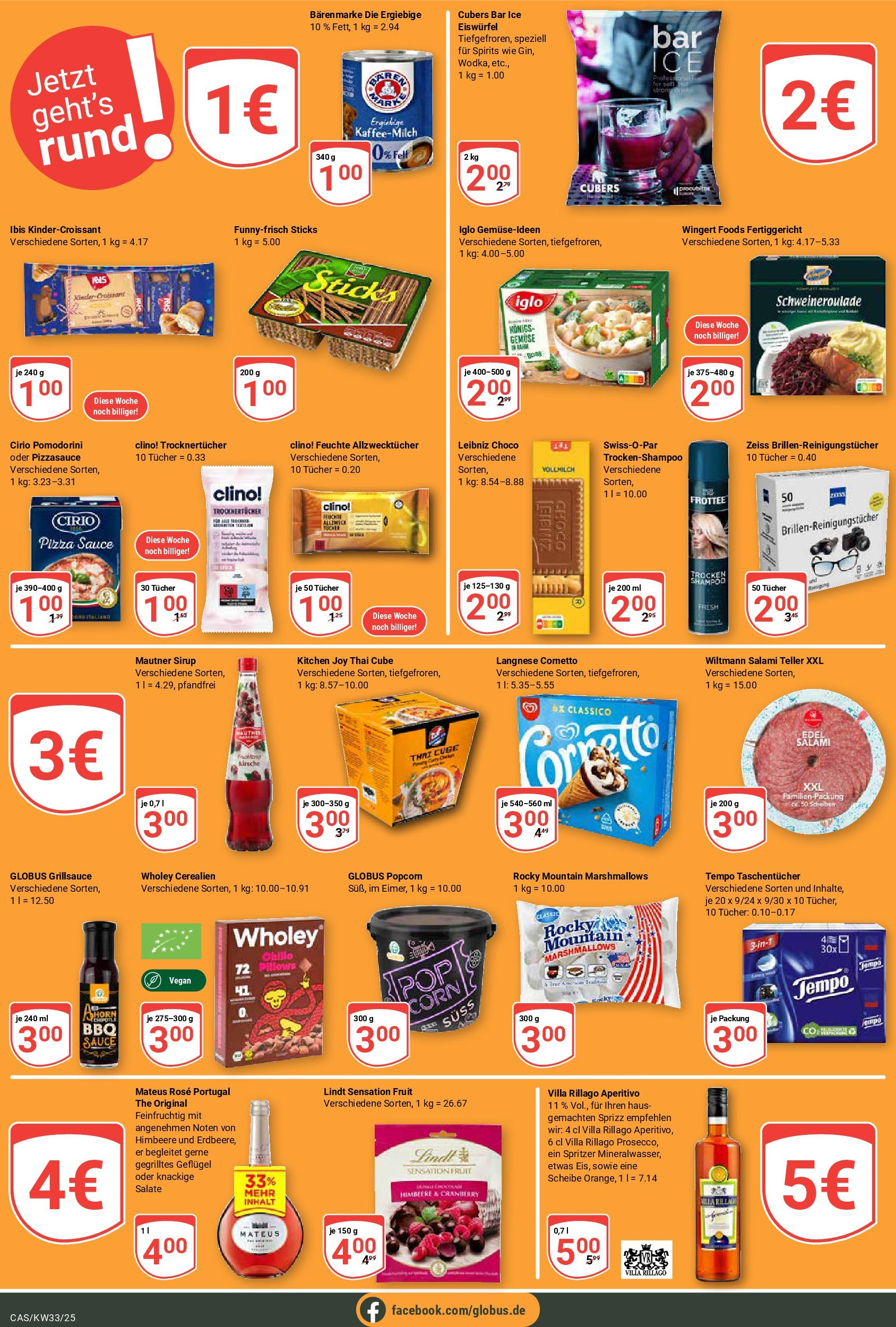 Globus prospekt Castrop-Rauxel	 (ab 11.08.2025) » Angebote online | Seite: 22 | Produkte: Langnese, Sirup, Shampoo, Pizza