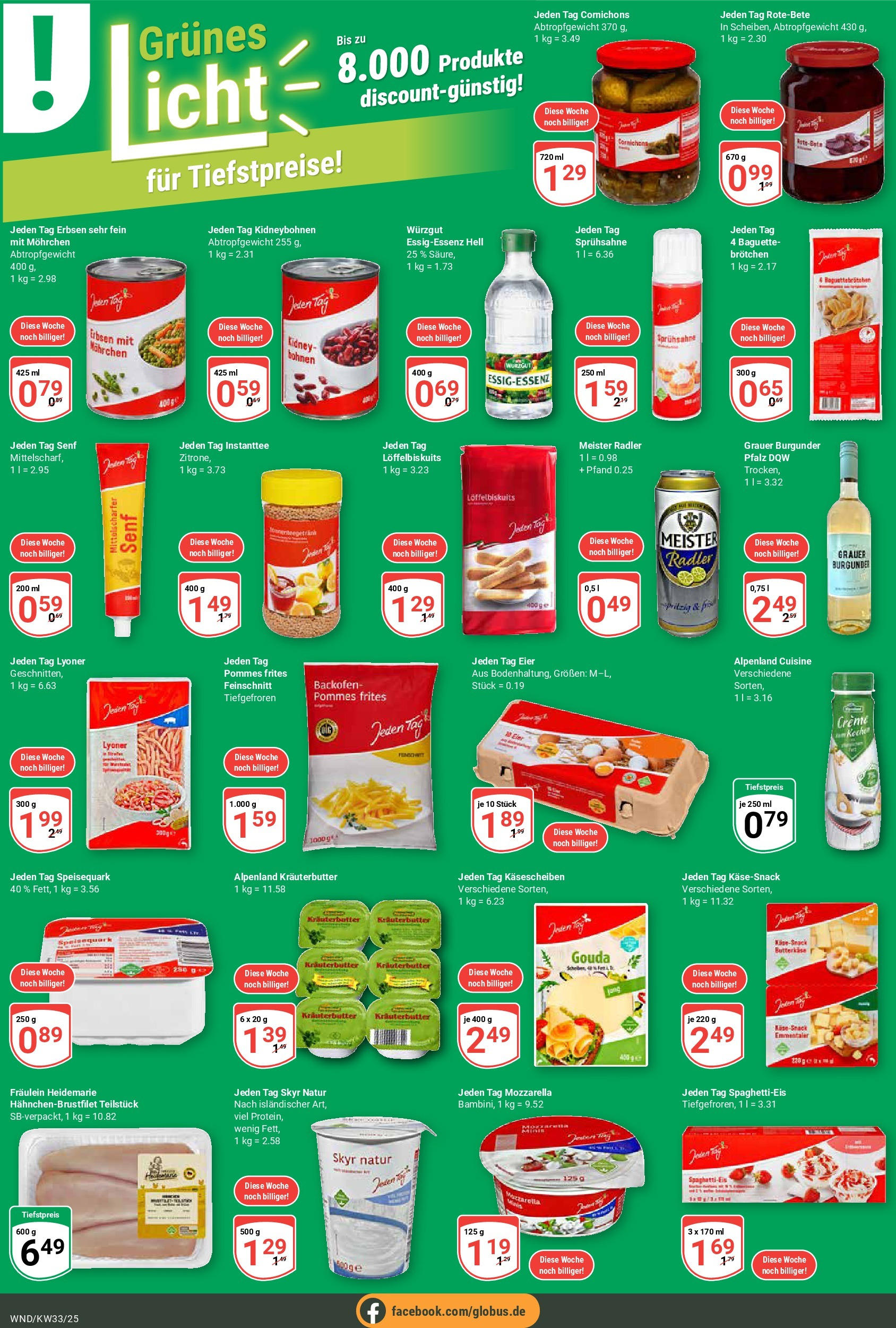 Globus prospekt St. Wendel (ab 11.08.2025) » Angebote ab Montag | Seite: 21 | Produkte: Eier, Mozzarella, Gouda, Erbsen Globus prospekt St. Wendel (ab 11.08.2025) » Angebote online | Seite: 21 | Produkte: Eier, Mozzarella, Gouda, Erbsen