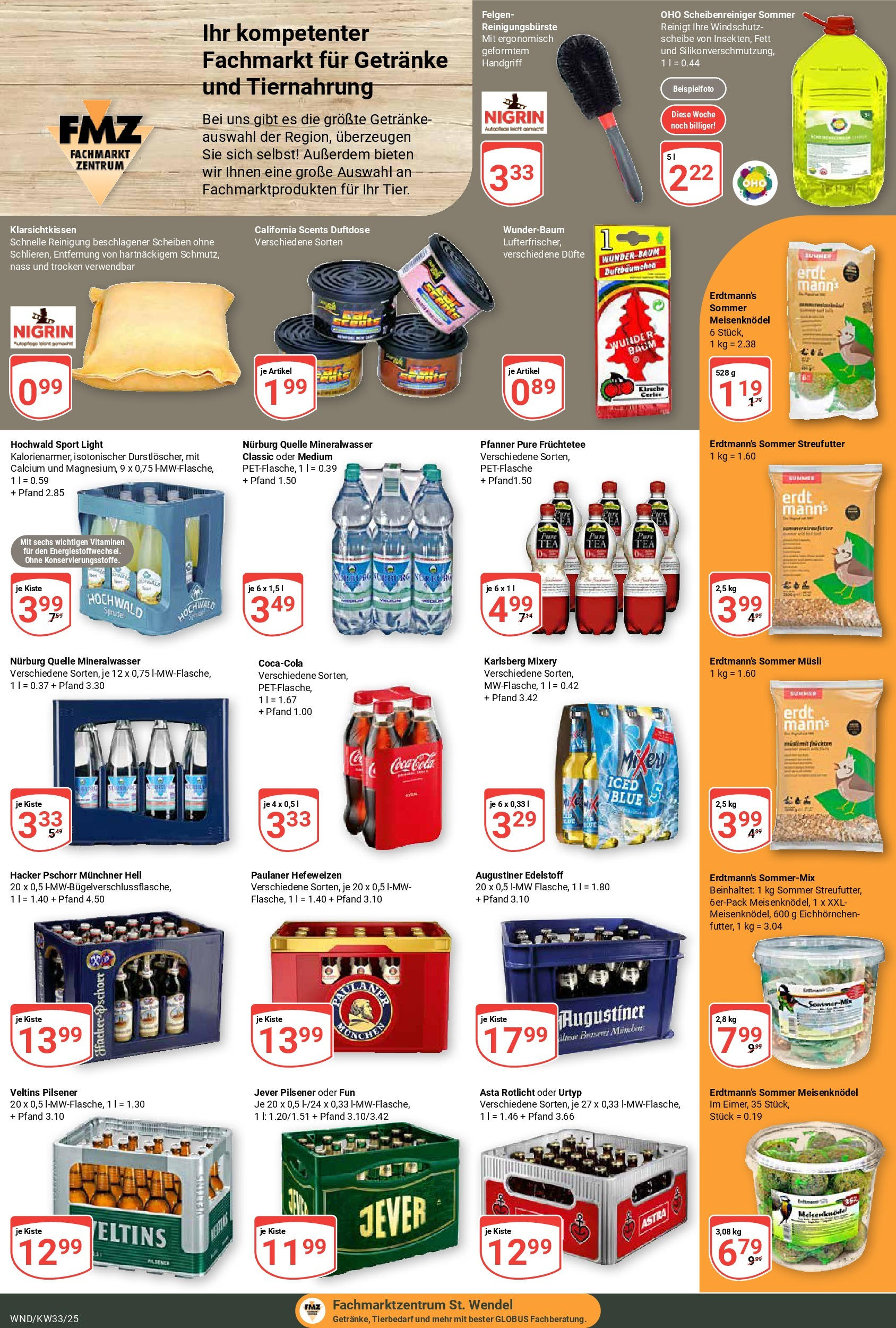 Globus prospekt St. Wendel (ab 11.08.2025) » Angebote ab Montag | Seite: 25 | Produkte: Astra, Mixery, Paulaner, Veltins Globus prospekt St. Wendel (ab 11.08.2025) » Angebote online | Seite: 25 | Produkte: Astra, Mixery, Paulaner, Veltins