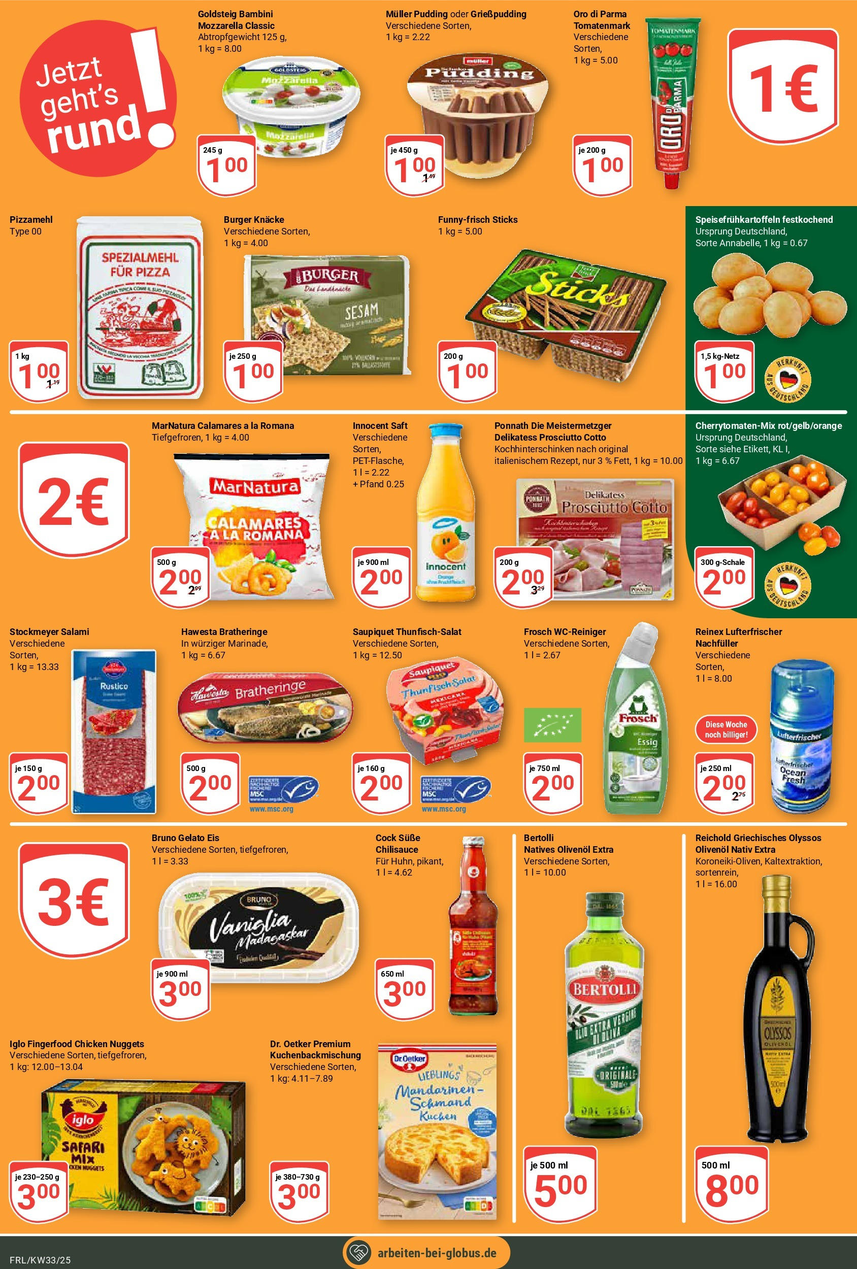 Globus prospekt Freilassing	 (ab 11.08.2025) » Angebote online | Seite: 20 | Produkte: Burger, Pizza, Saft, Kuchen