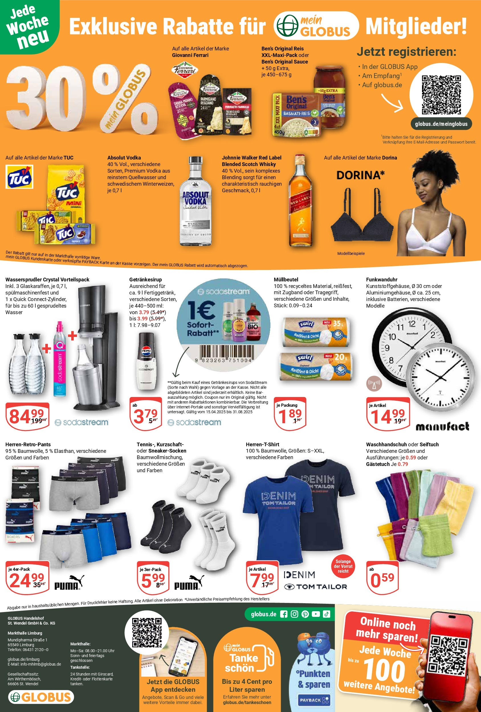 Globus prospekt Limburg	 (ab 11.08.2025) » Angebote online | Seite: 27 | Produkte: Whisky, Basmatireis, Johnnie walker, Sodastream