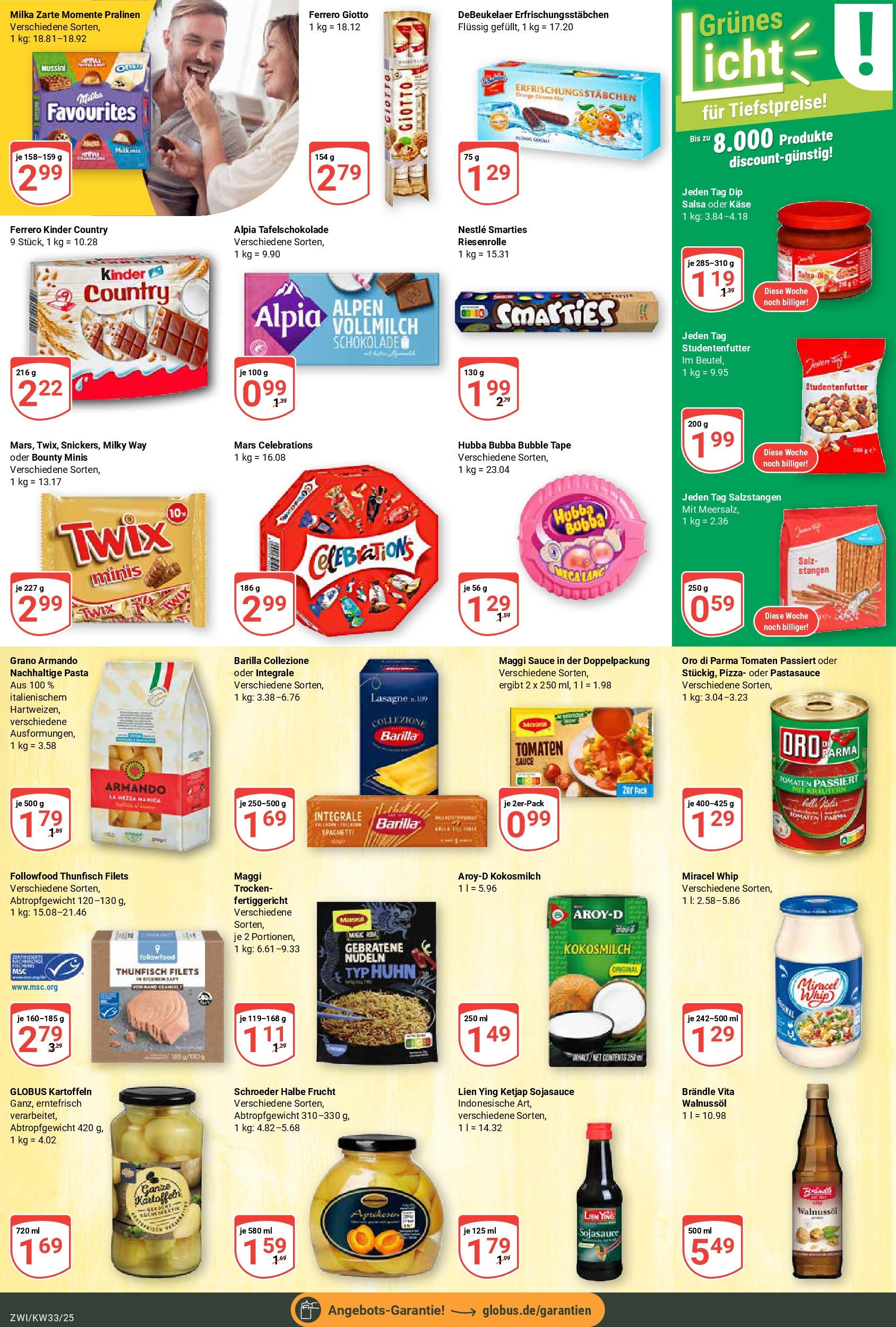 Globus prospekt Zwickau	 (ab 11.08.2025) » Angebote online | Seite: 12 | Produkte: Käse, Twix, Kartoffeln, Salz