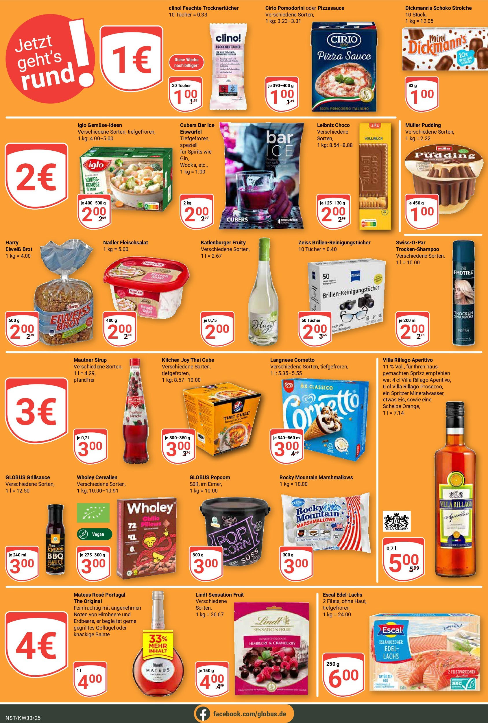 Globus prospekt Neustadt	 (ab 11.08.2025) » Angebote online | Seite: 20 | Produkte: Sirup, Lachs, Himbeere, Lindt
