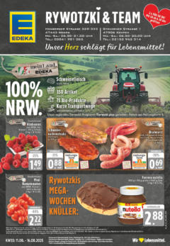 Edeka prospekt Kempen	 gültig ab dem 11.08.2025