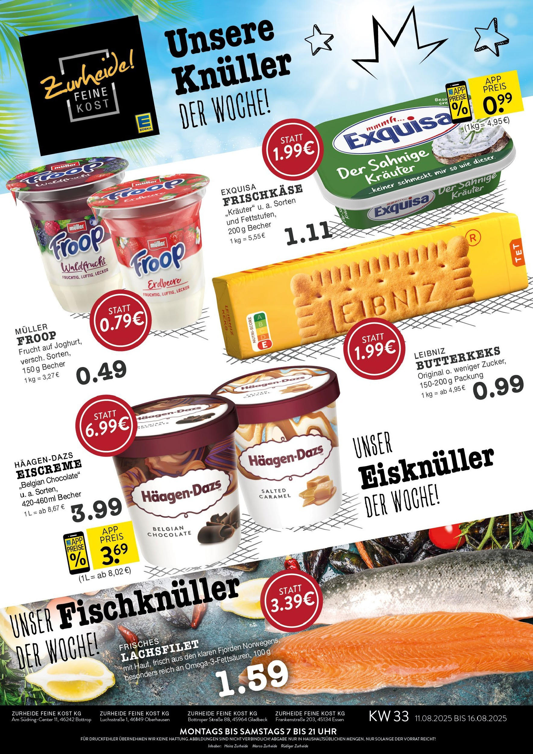 EDEKA Prospekt ab 11.08.2025 - Prospekt Bottrop Online
