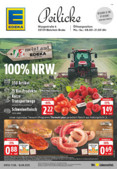 Edeka prospekt Bielefeld-Brake	 gültig ab dem 11.08.2025