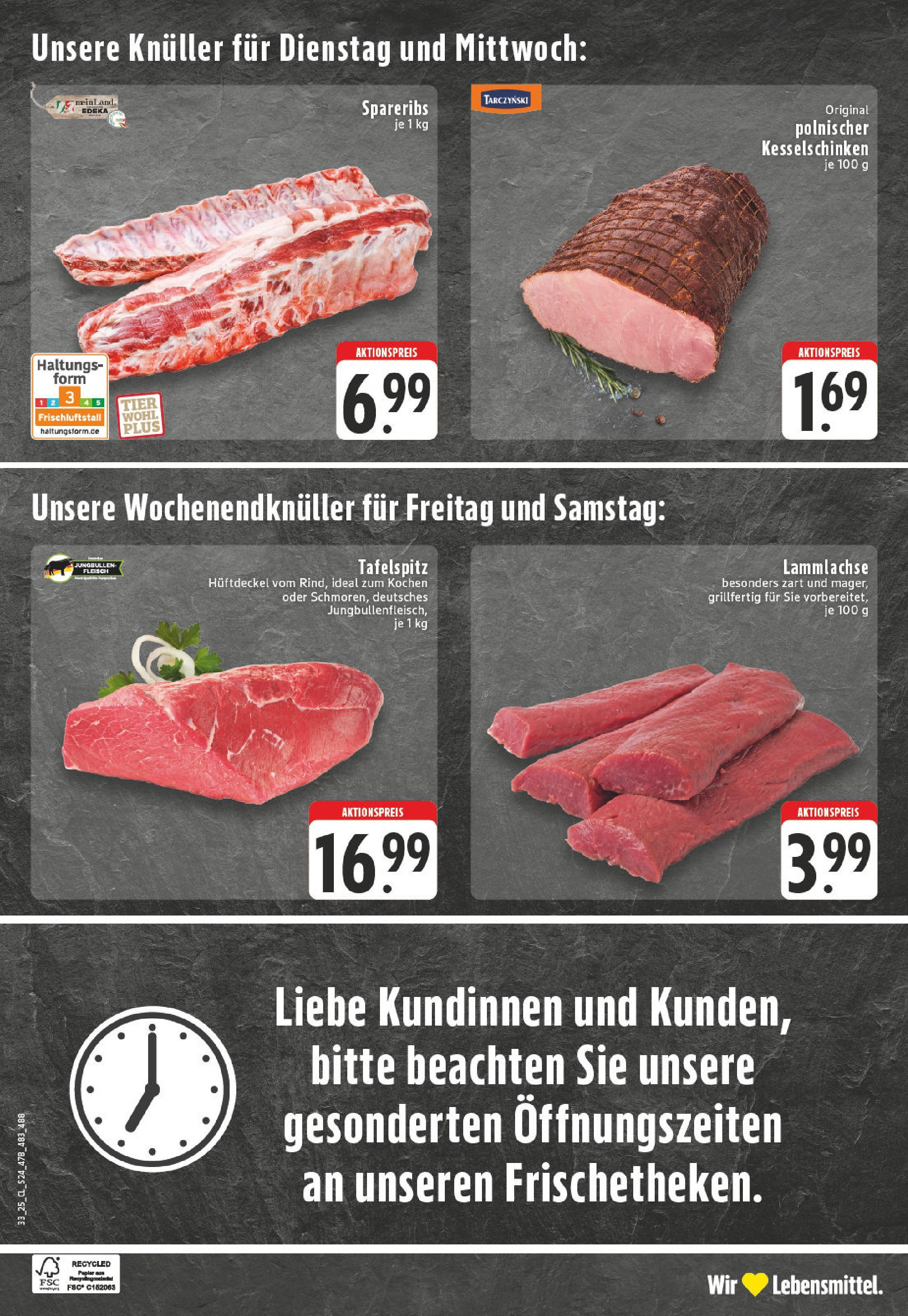 Edeka prospekt Hennef - Stossdorf	 (ab 11.08.2025) » Angebote Online | Seite: 24 | Produkte: Tafelspitz, Fleisch