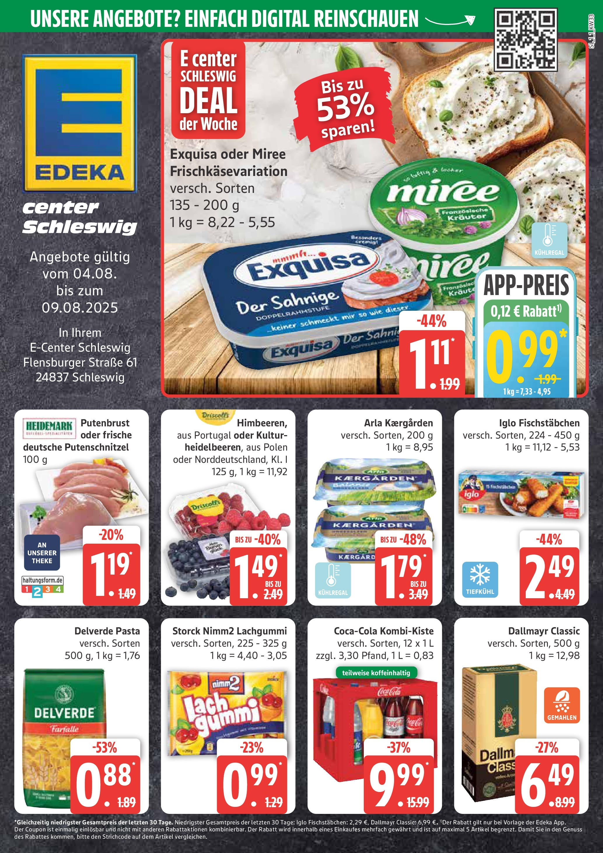 Marktkauf - Marktkauf: Wochenangebote (ab 11.08.2025) » Angebote online | Seite: 1 | Produkte: Theke, Flensburger, Dallmayr, Fischstabchen