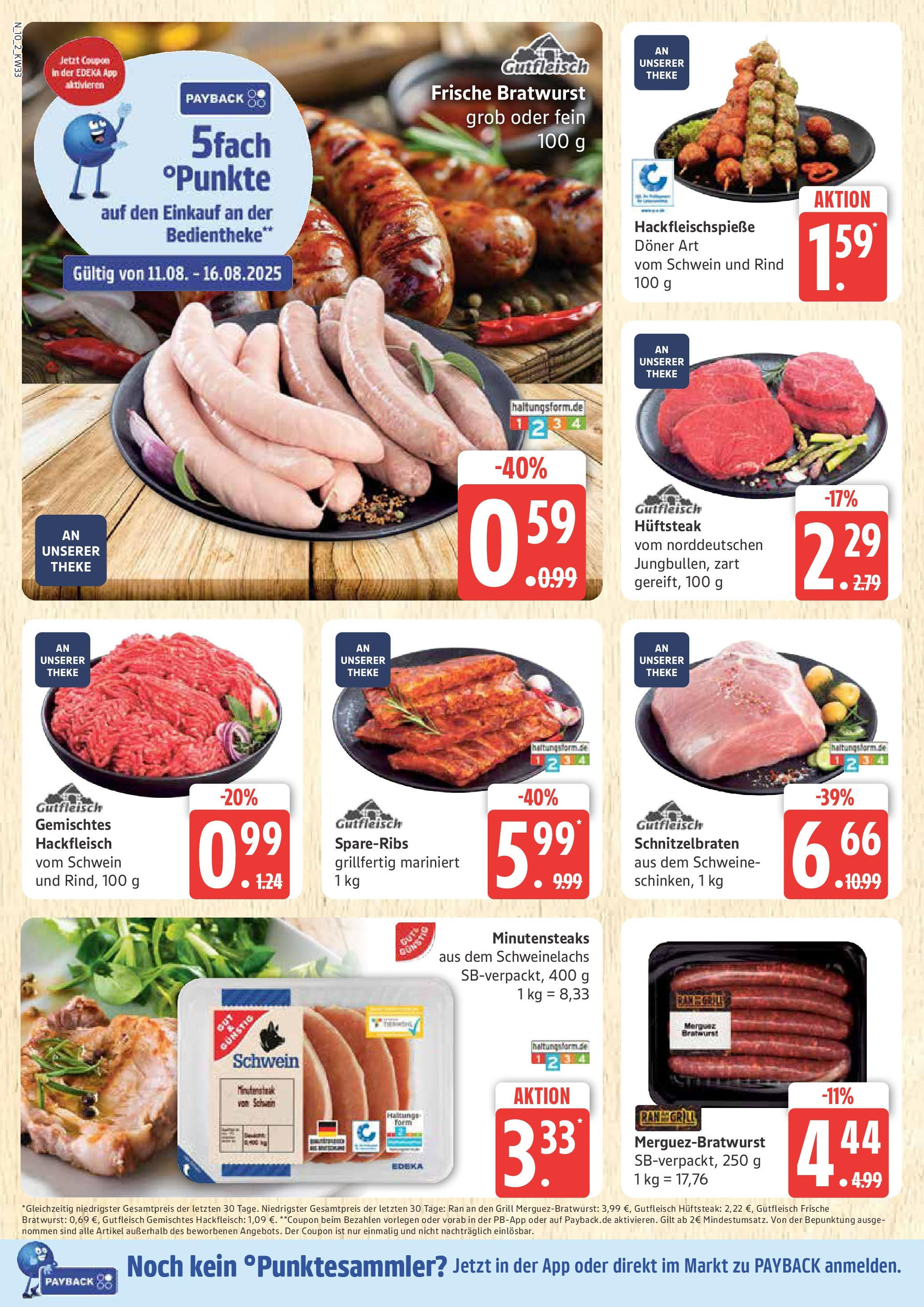 Marktkauf - Marktkauf: Wochenangebote (ab 11.08.2025) » Angebote online | Seite: 10 | Produkte: Grill, Theke, Bratwurst, Hackfleisch