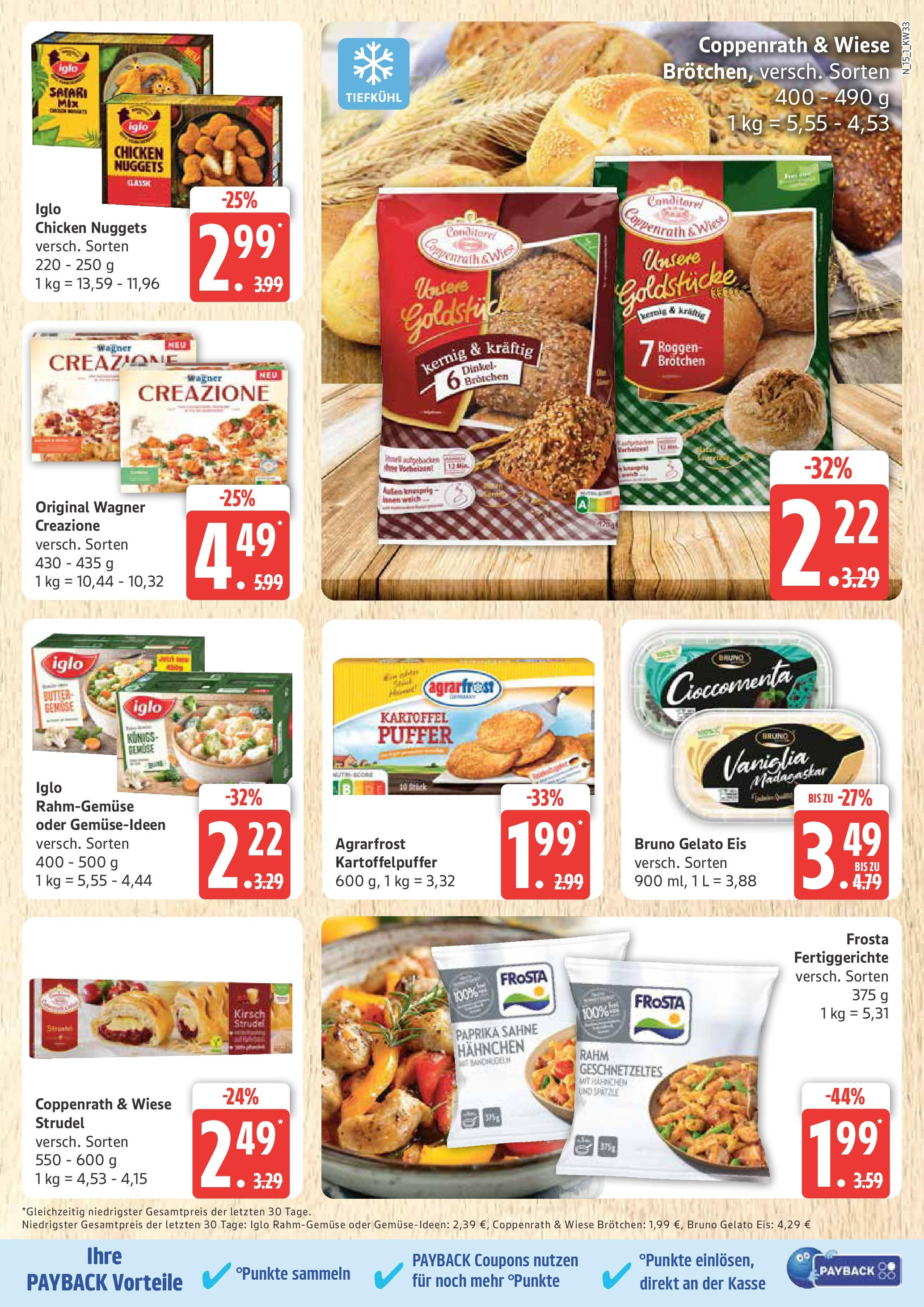 Marktkauf - Marktkauf: Wochenangebote (ab 11.08.2025) » Angebote online | Seite: 15 | Produkte: Butter, Iglo, Paprika, Eis