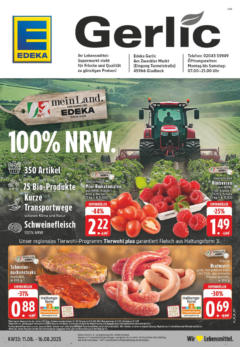 Edeka prospekt Gladbeck	 gültig ab dem 11.08.2025