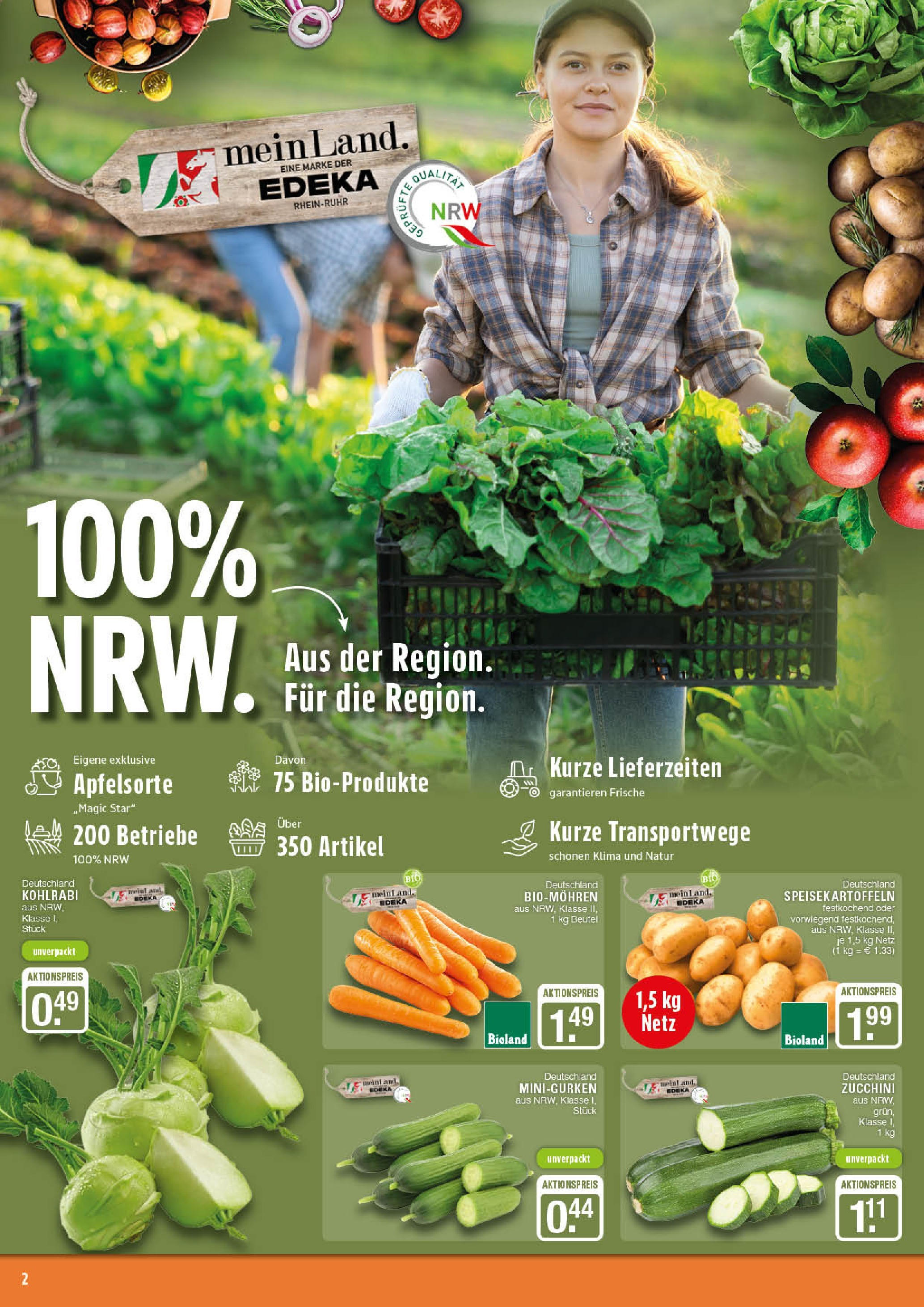 Edeka prospekt Marl	 (ab 11.08.2025) » Angebote Online | Seite: 2 | Produkte: Kohlrabi, Zucchini