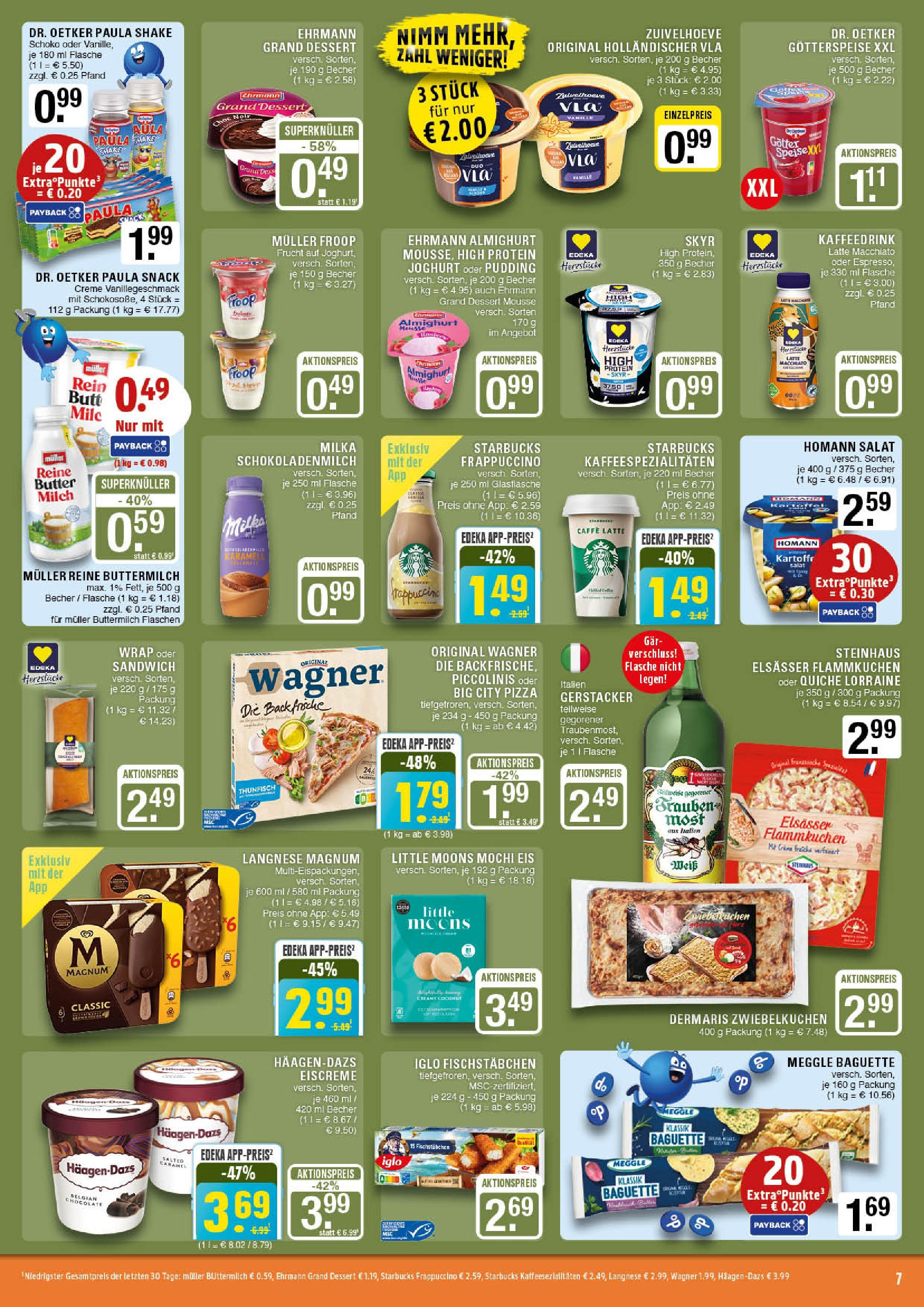 Edeka prospekt Marl	 (ab 11.08.2025) » Angebote Online | Seite: 7 | Produkte: Froop, Pudding, Fischstabchen, Piccolinis